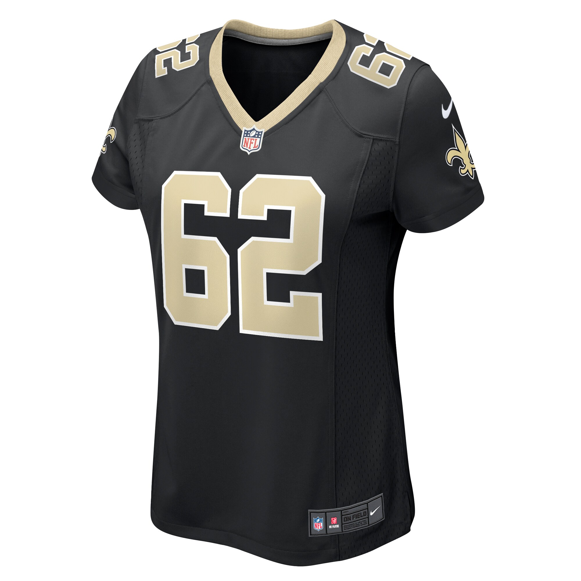 Tommy Kraemer New Orleans Saints  Women's Team Game Jersey -  Black