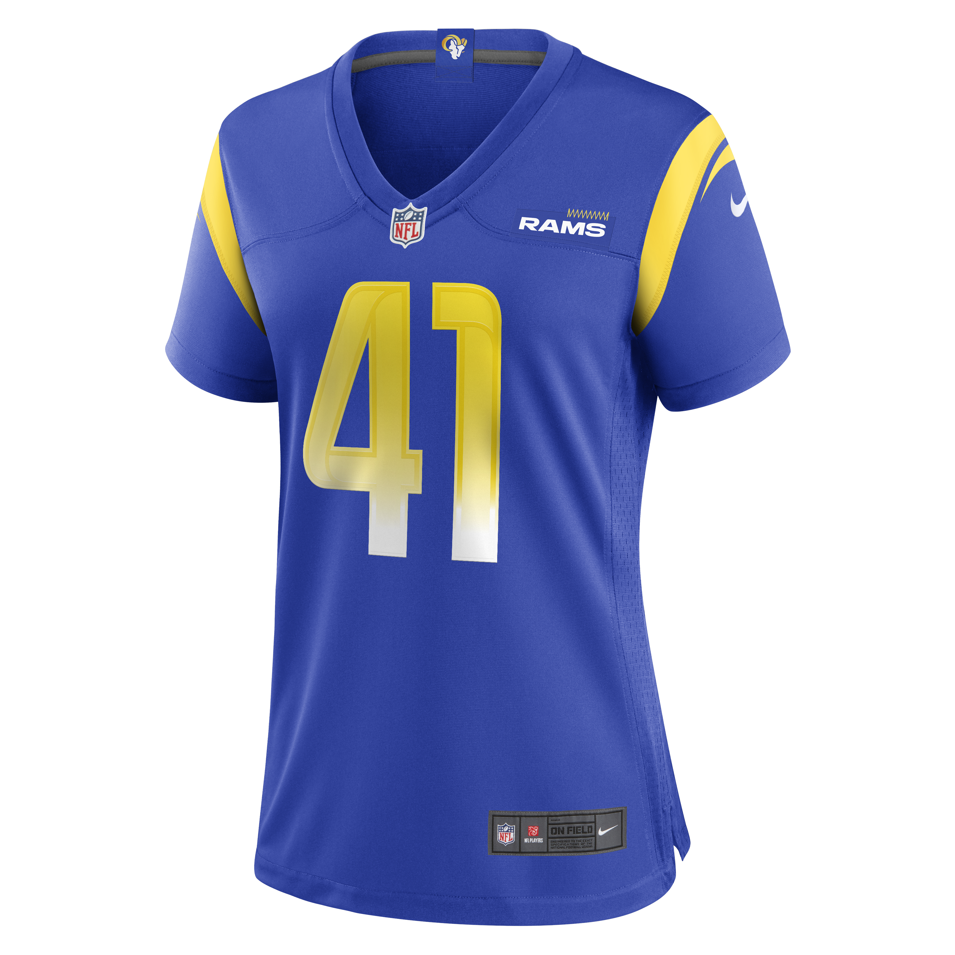 Cameron McCutcheon Los Angeles Rams  Women's  Game Jersey - Royal
