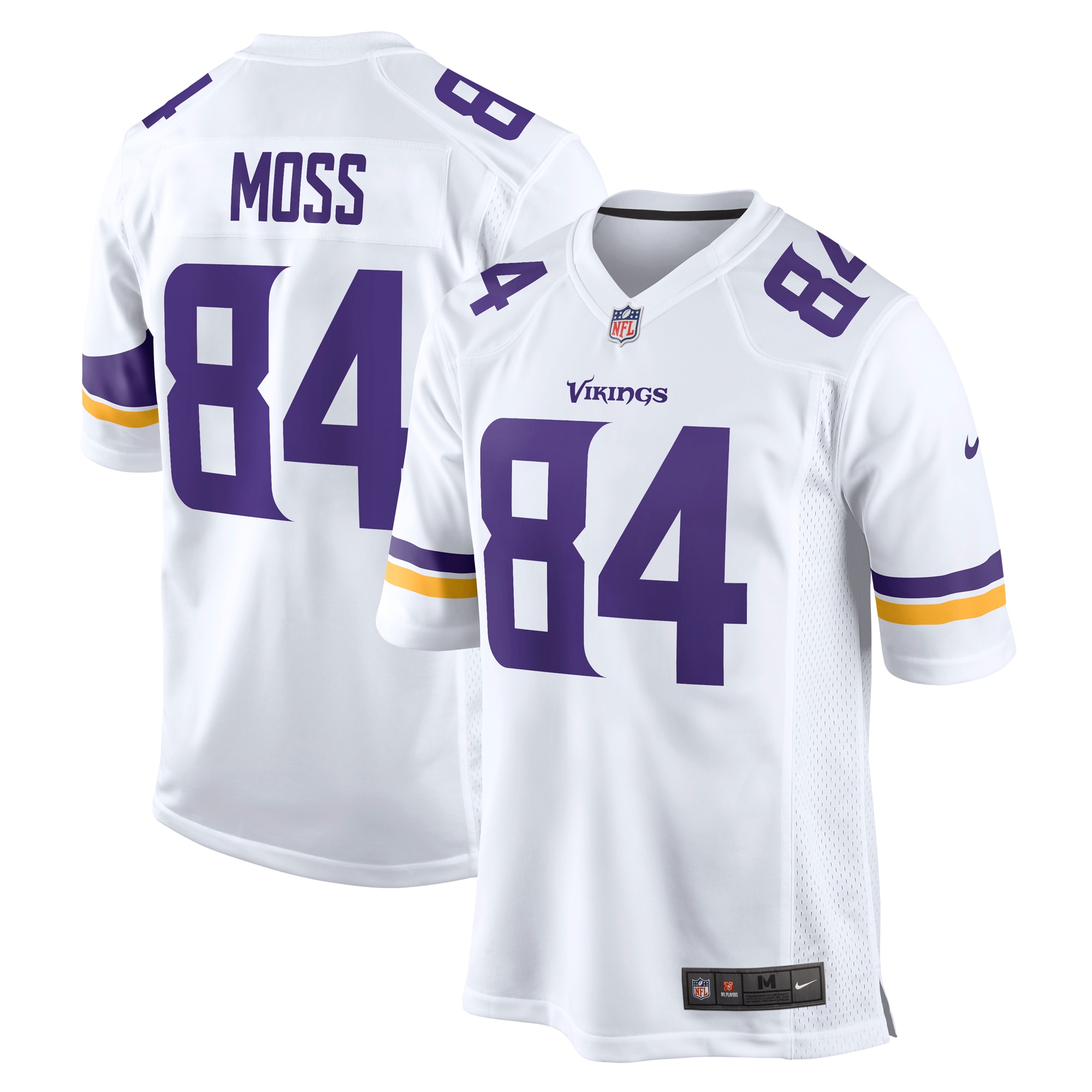 Randy Moss Minnesota Vikings  Retired Player Game Jersey - White
