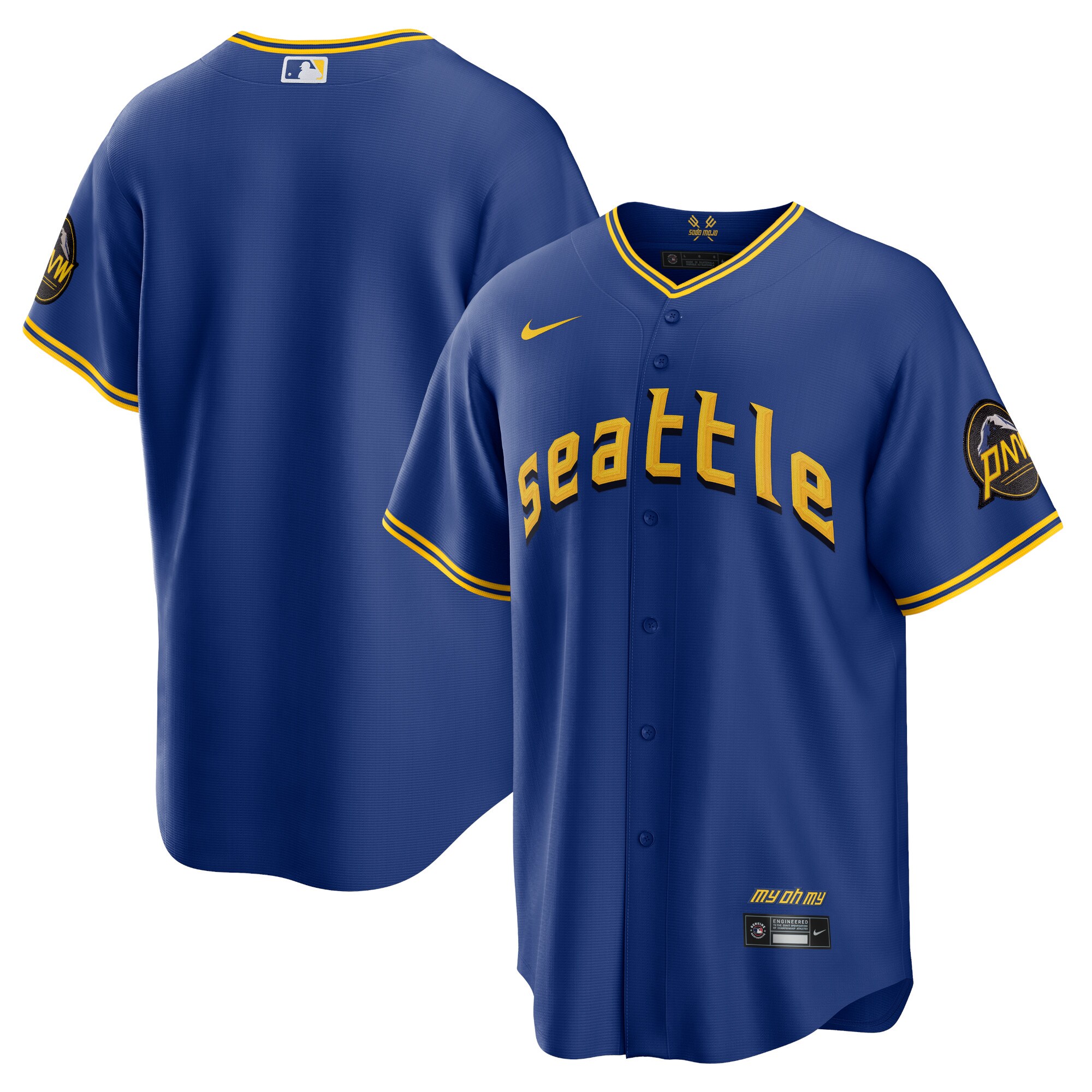 Seattle Mariners  City Connect Replica Jersey - Royal
