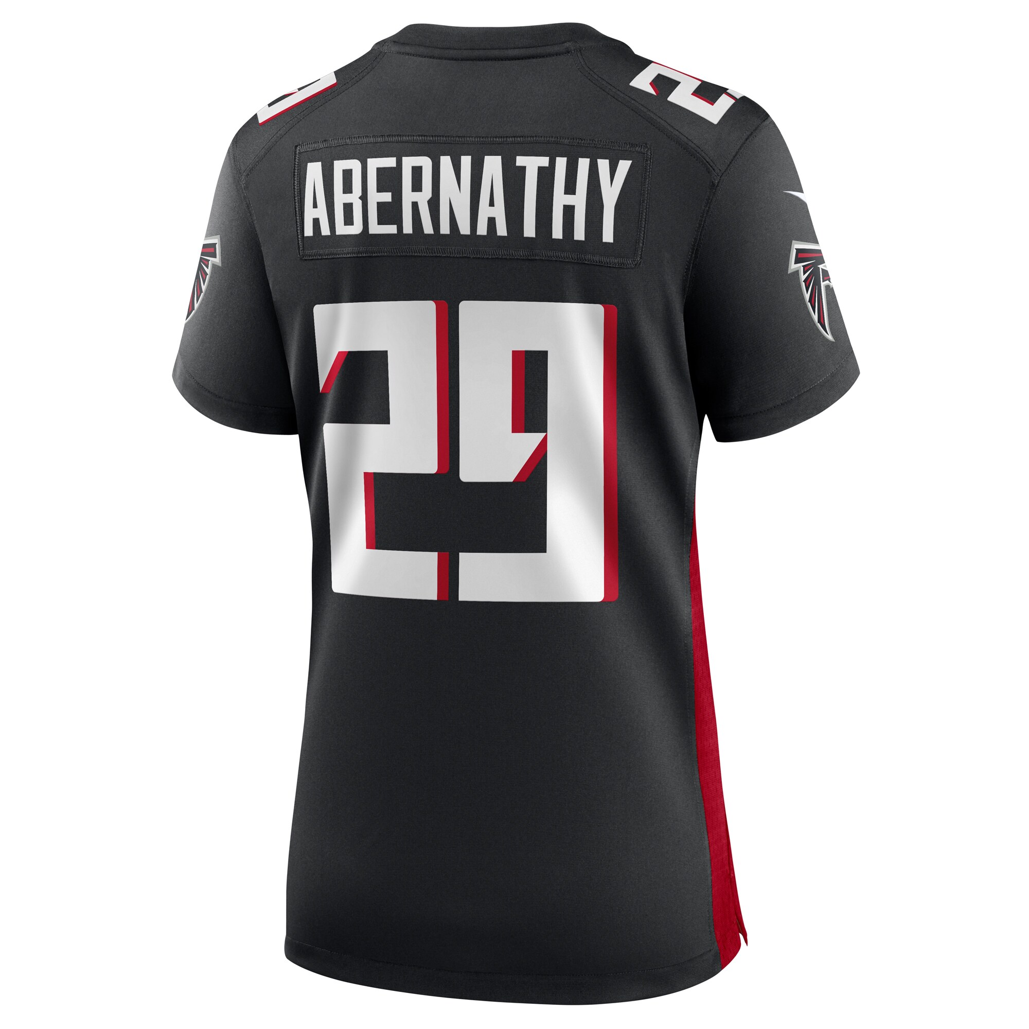 Micah Abernathy Atlanta Falcons  Women's Team Game Jersey -  Black