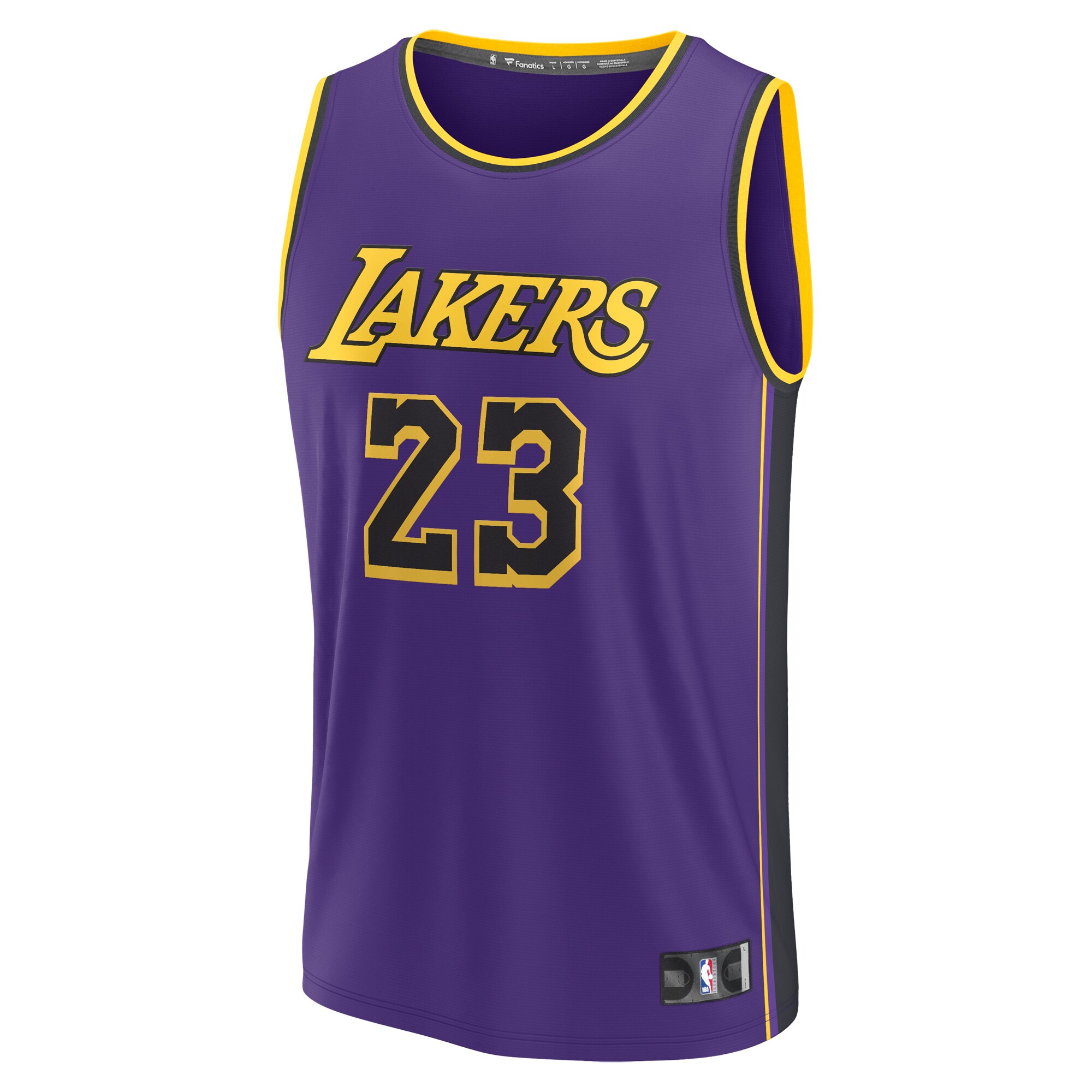 LeBron James Los Angeles Lakers Fanatics Youth Fast Break Replica Player Jersey - Statement Edition - Purple