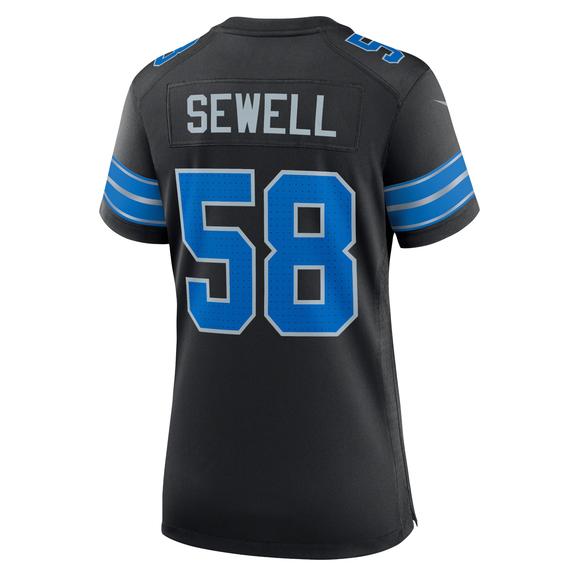 Penei Sewell Detroit Lions  Women's 2nd Alternate Game Jersey - Black