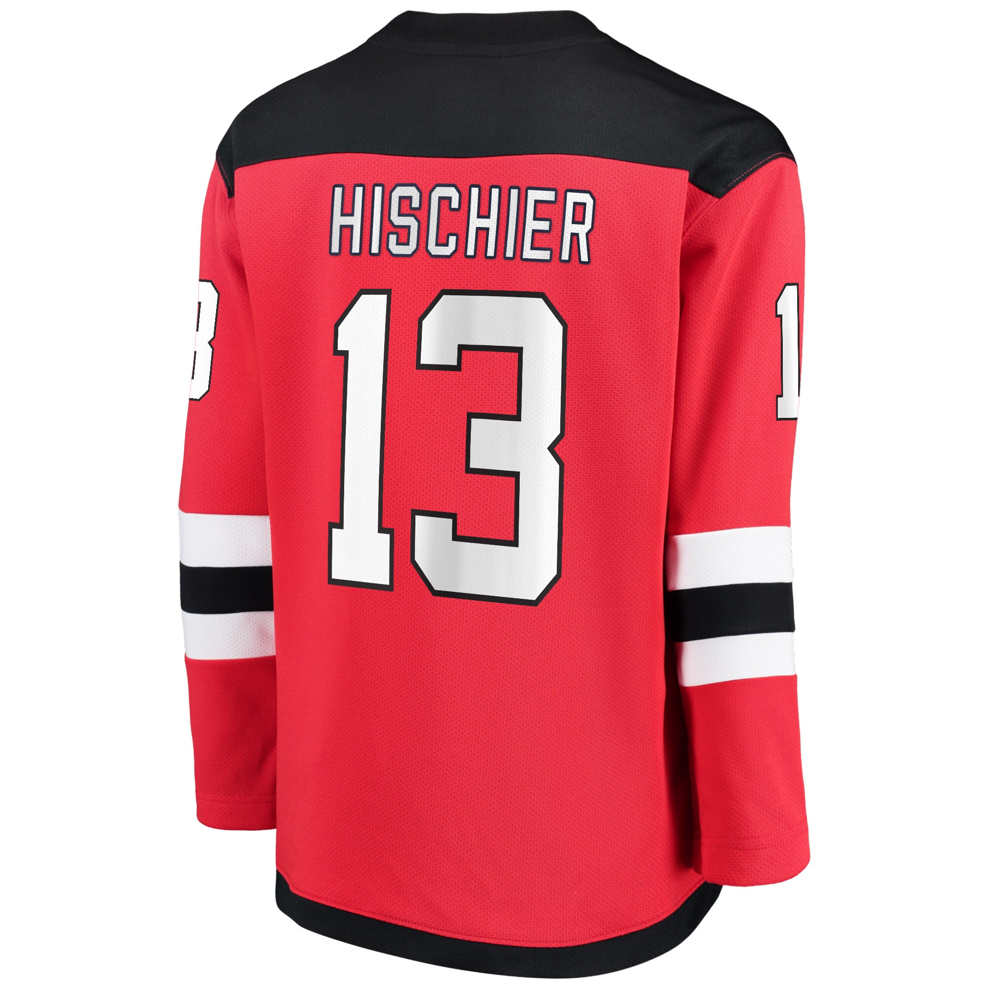 Nico Hischier New Jersey Devils Fanatics Youth Replica Player Jersey - Red