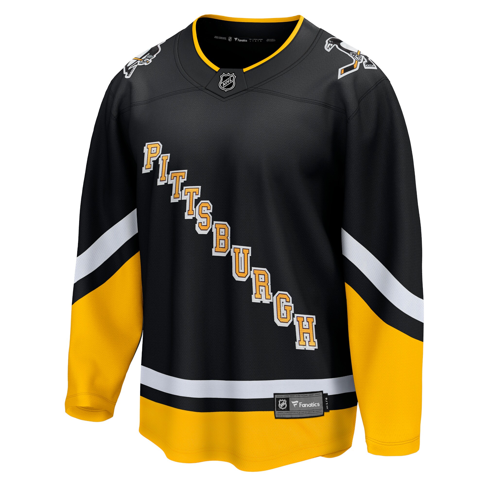 Pittsburgh Penguins Fanatics Alternate Premier Breakaway Jersey - Black