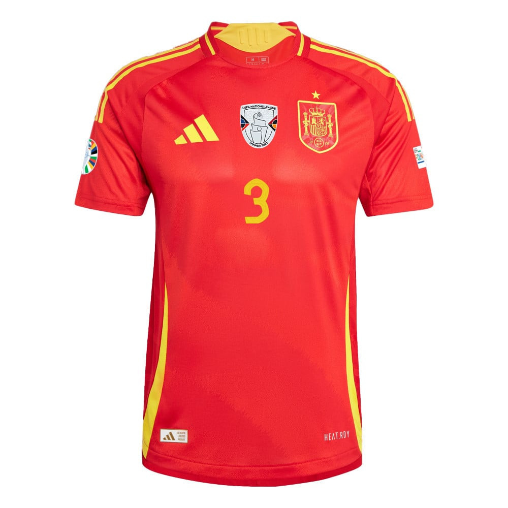 Álex Grimaldo 3 Spain National Team 2024 Home Men Jersey - Scarlet