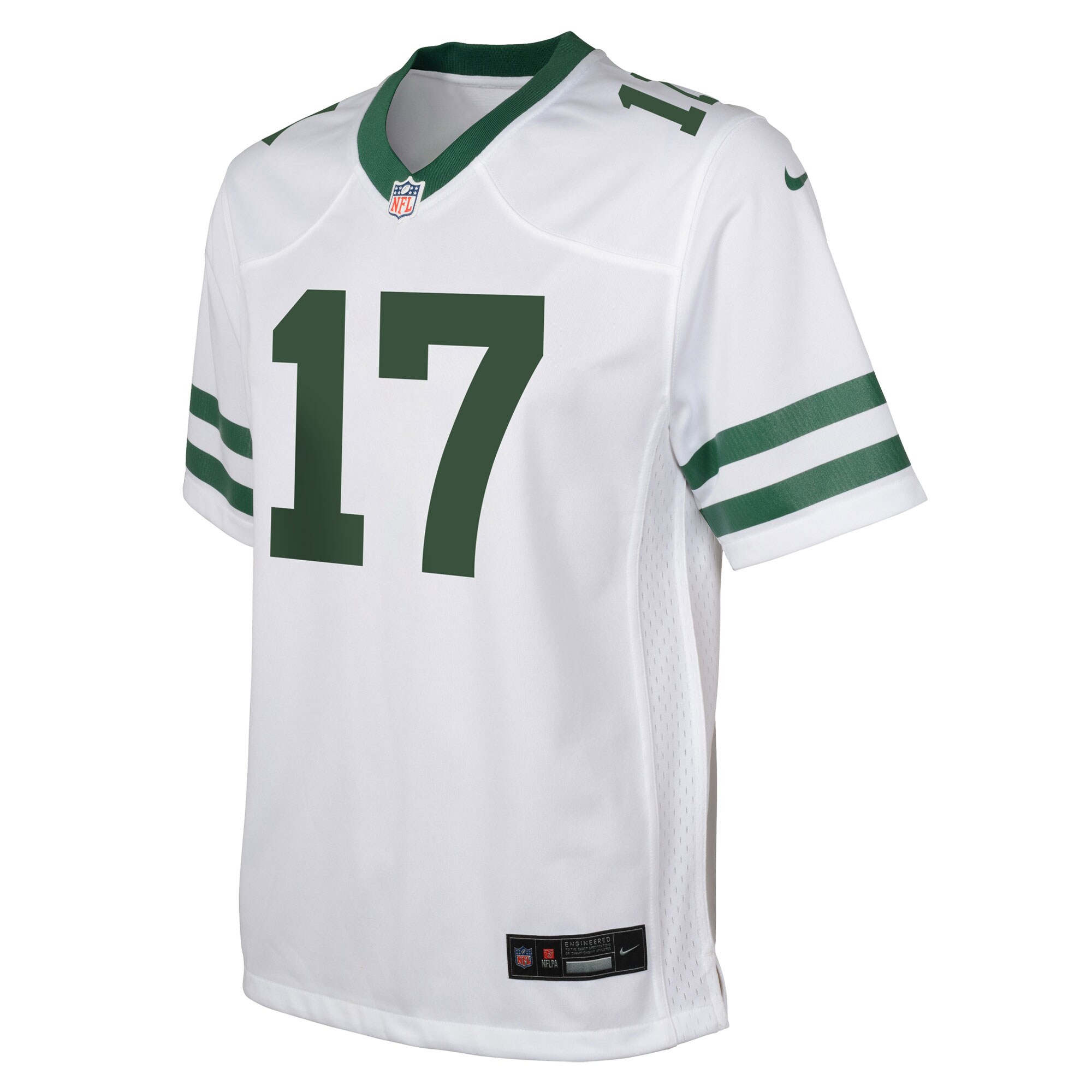 Garrett Wilson New York Jets  Youth Game Jersey - Legacy White