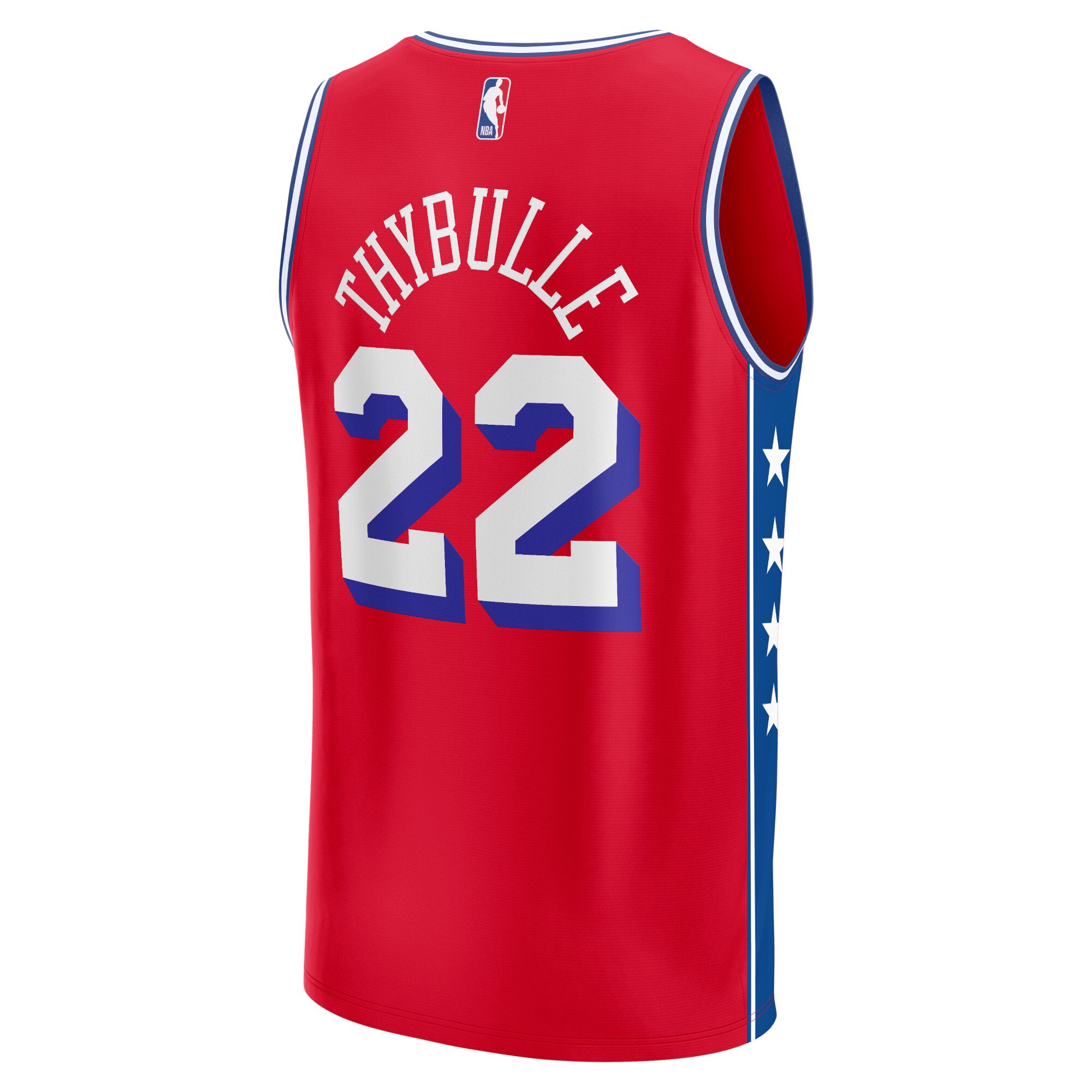 Matisse Thybulle Philadelphia 76ers Fanatics Fast Break Replica Player Jersey - Statement Edition - Red