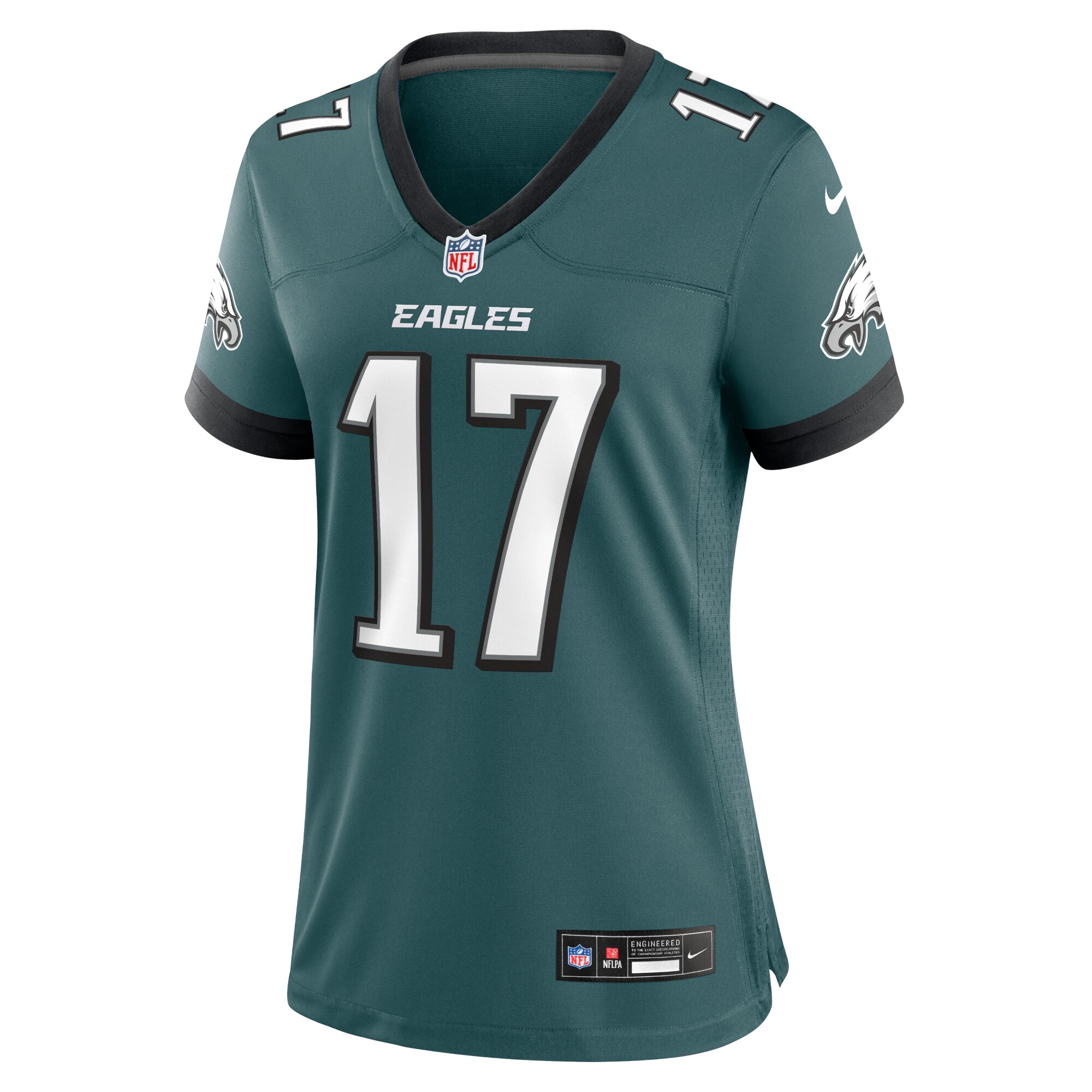 Nakobe Dean Philadelphia Eagles  Women's Team Game Jersey - Midnight Green
