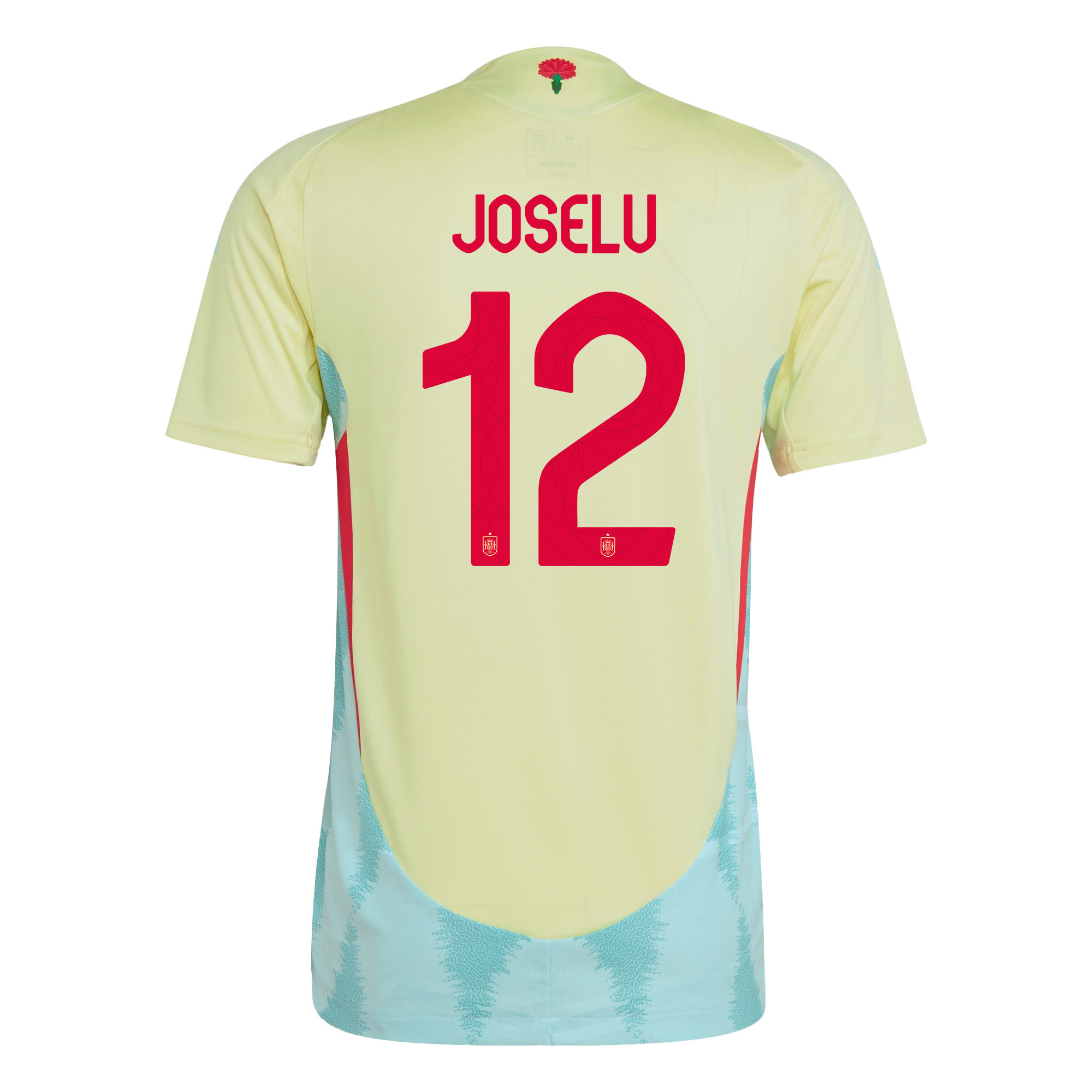 Joselu 12 Spain National Team 2024 Away Men Jersey - Yellow