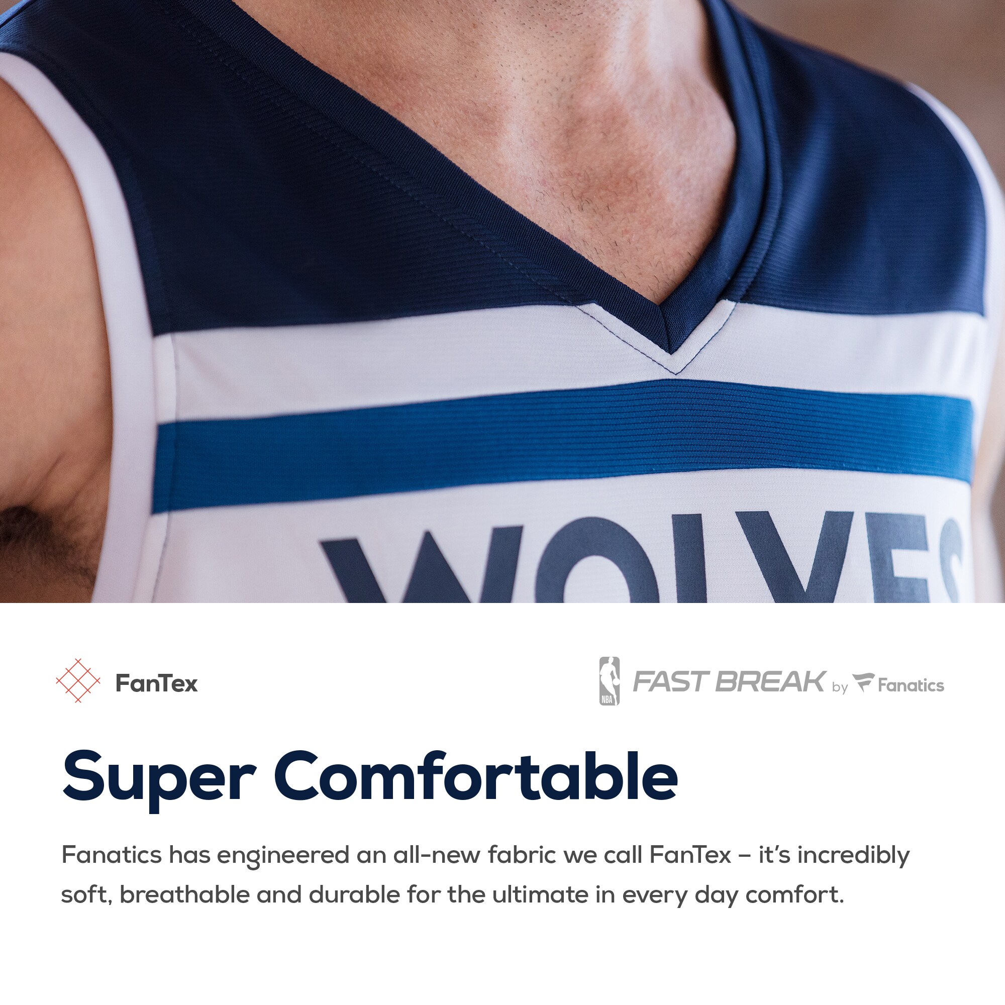 Minnesota Timberwolves Fanatics Women's Fast Break Custom Jersey Navy - Icon Edition