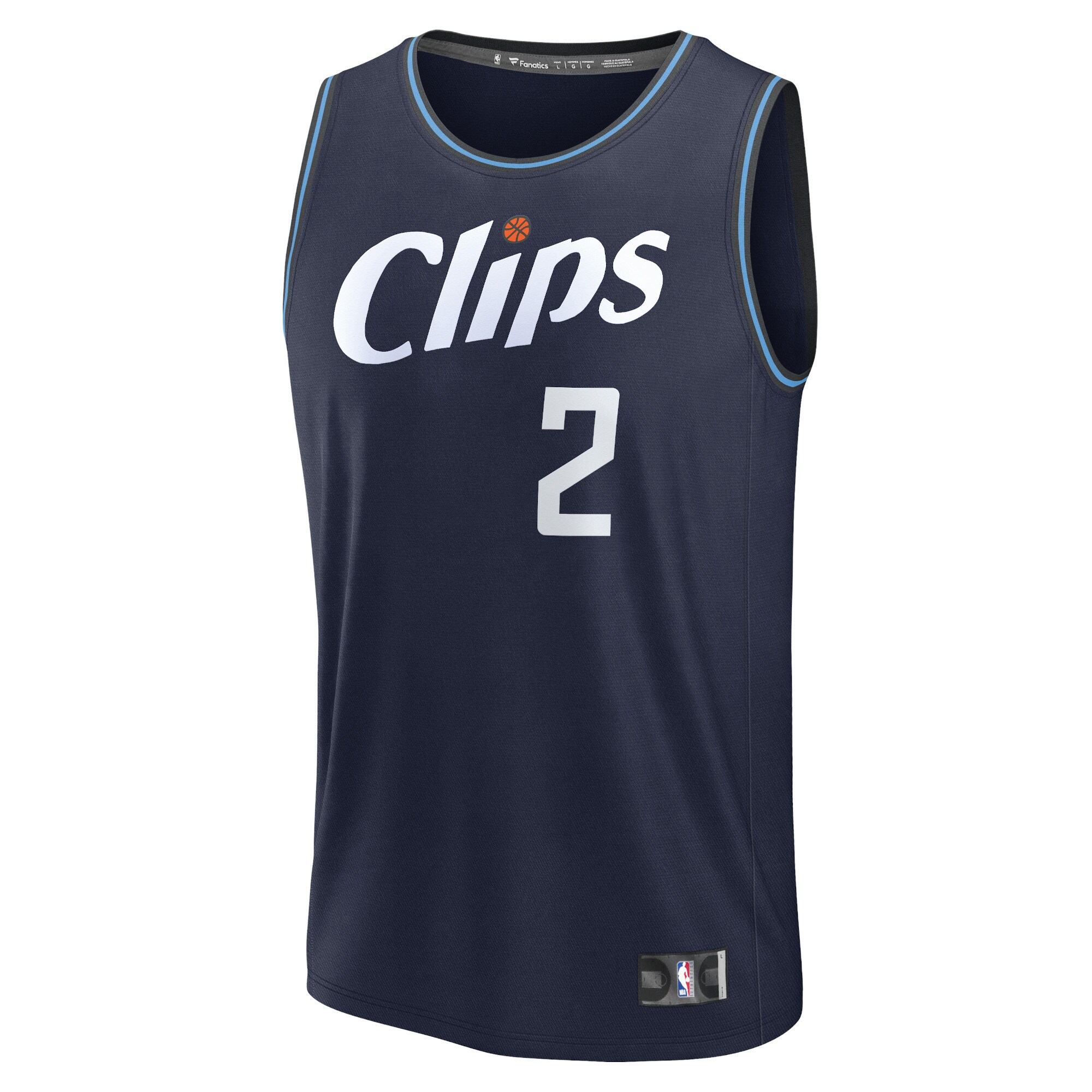 Kawhi Leonard LA Clippers Fanatics Youth  - Navy - City Edition