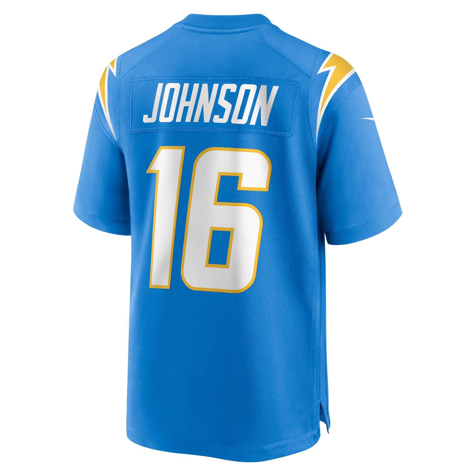 Tyler Johnson Los Angeles Chargers  Team Game Jersey -  Powder Blue