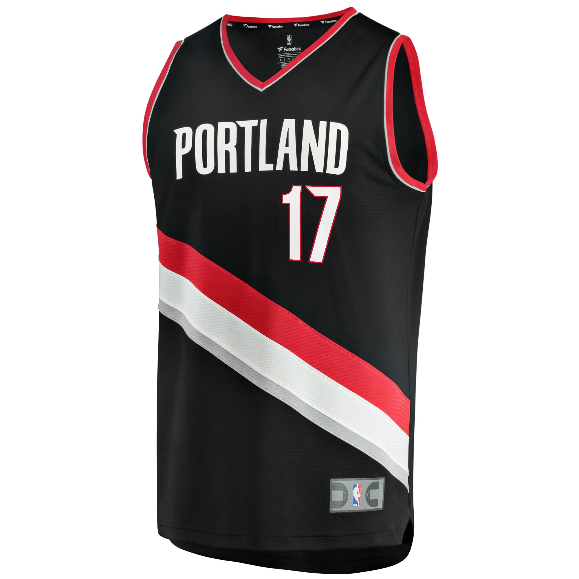 Shaedon Sharpe Portland Trail Blazers Fanatics Fast Break Replica Player Jersey - Icon Edition - Black
