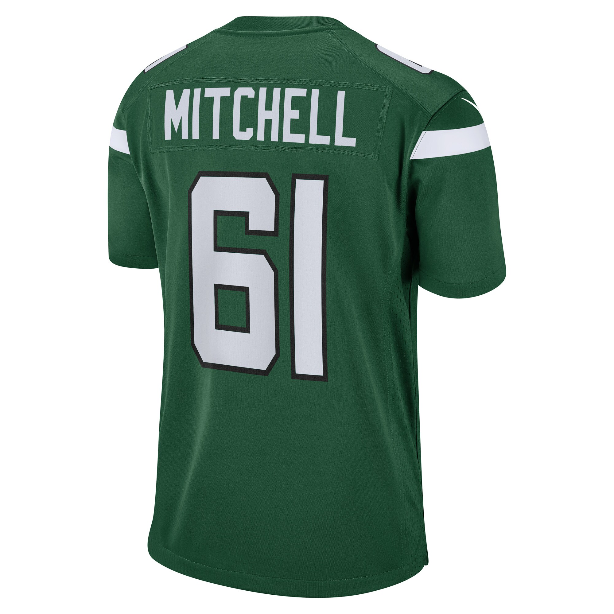 Max Mitchell New York Jets  Game Player Jersey - Gotham Green