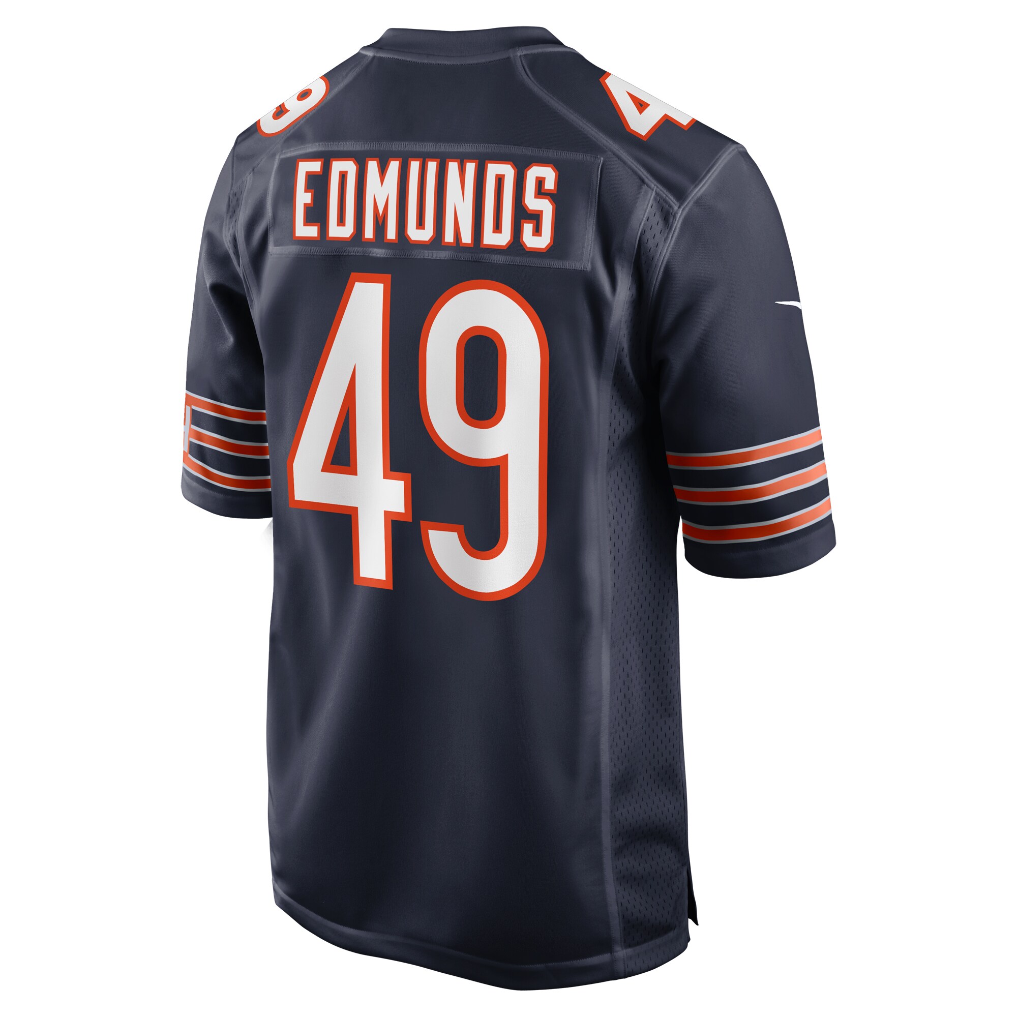 Tremaine Edmunds Chicago Bears  Game Player Jersey - Navy