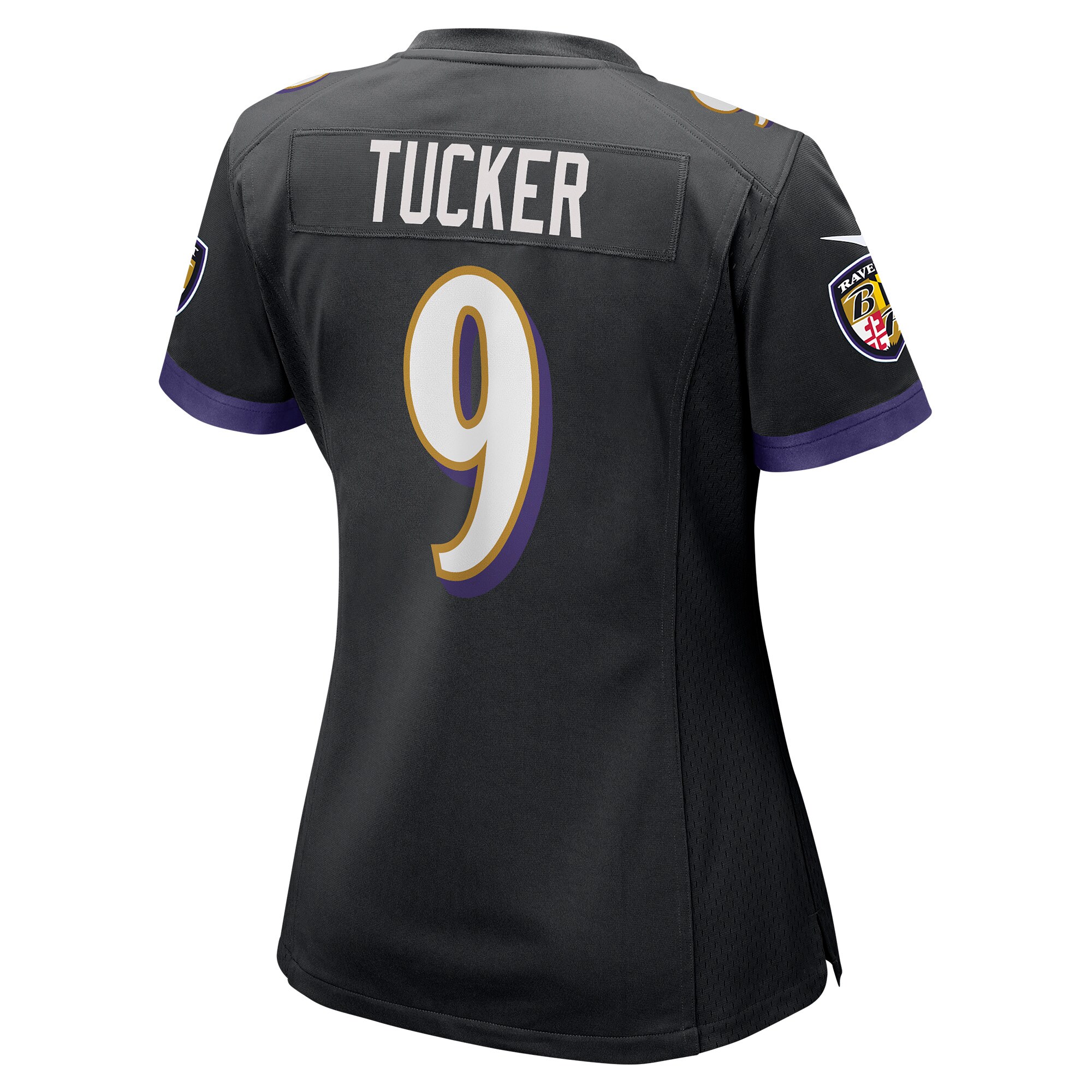 Justin Tucker Baltimore Ravens  Women's Game Jersey - Black