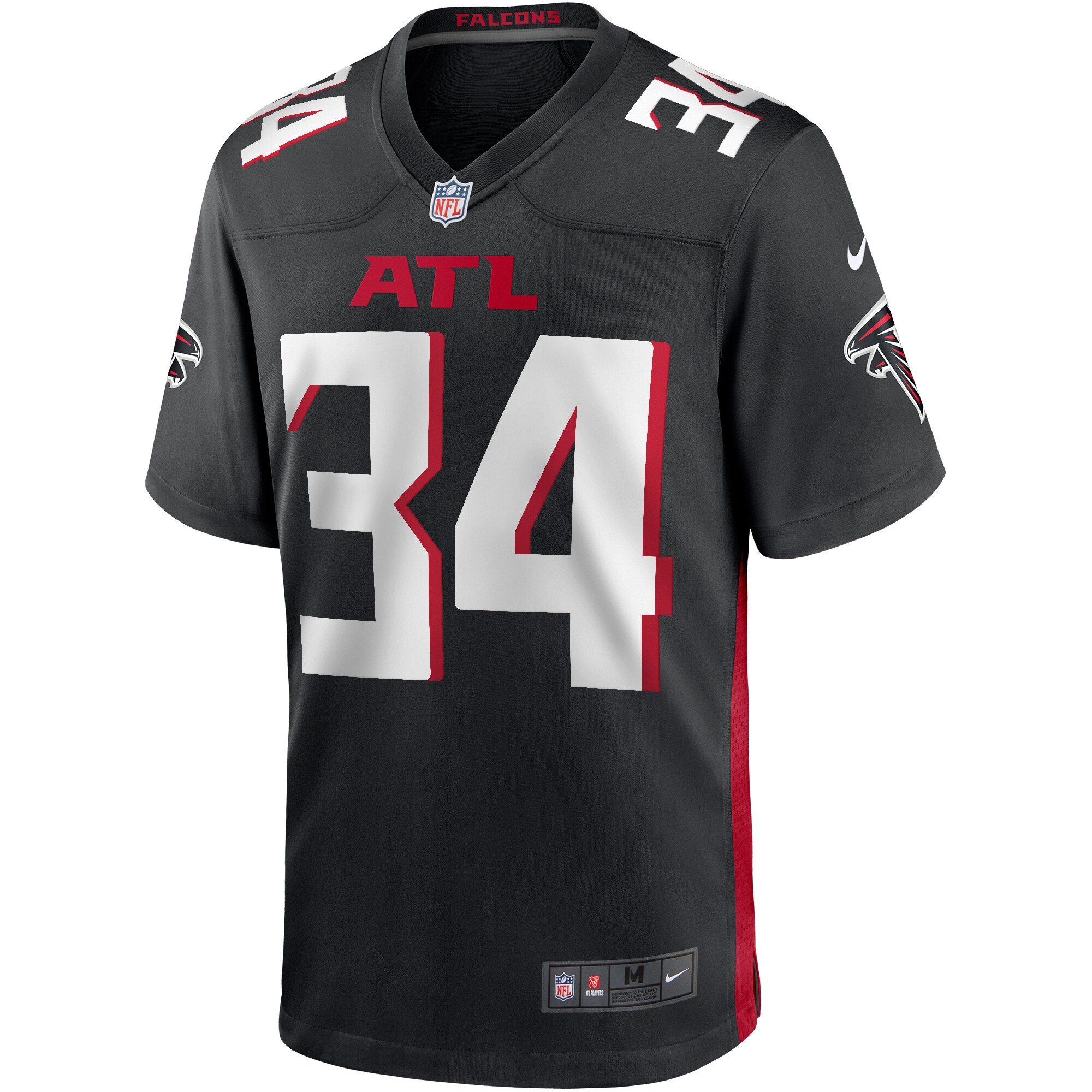 Ray Buchanan Atlanta Falcons  Game Retired Player Jersey - Black
