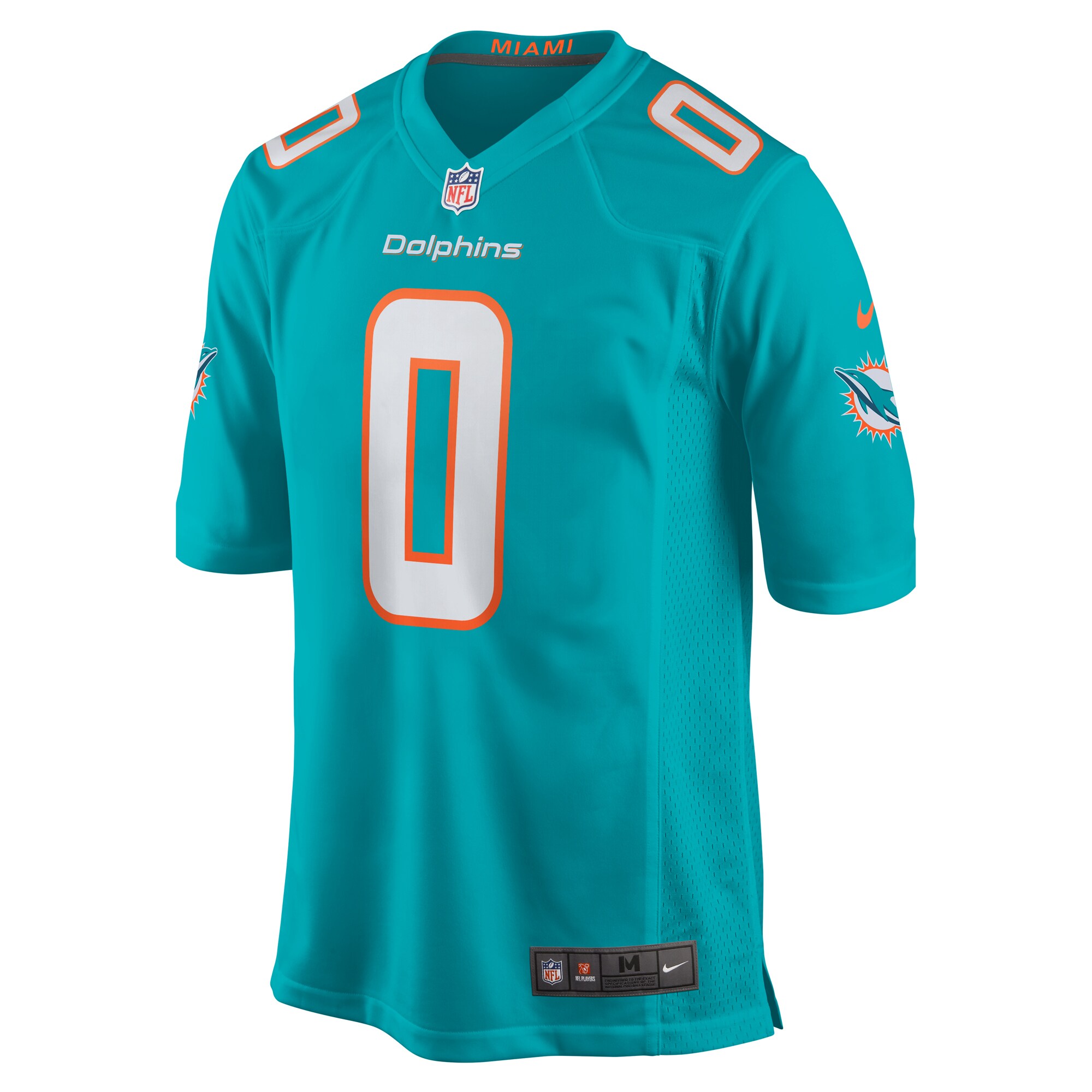 Braxton Berrios Miami Dolphins  Game Jersey - Aqua