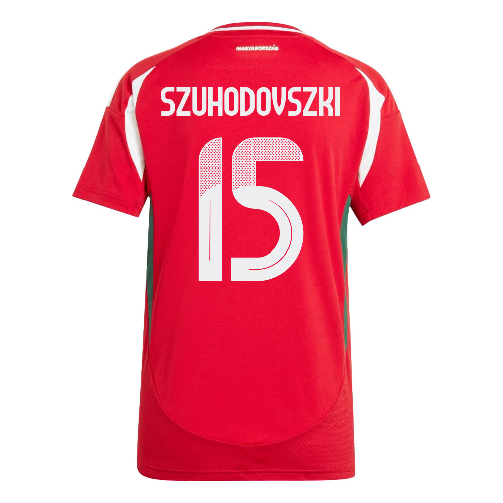 Soma Szuhodovszki 15 Hungary National Team 2024/25 Home WOMEN Jersey - Red