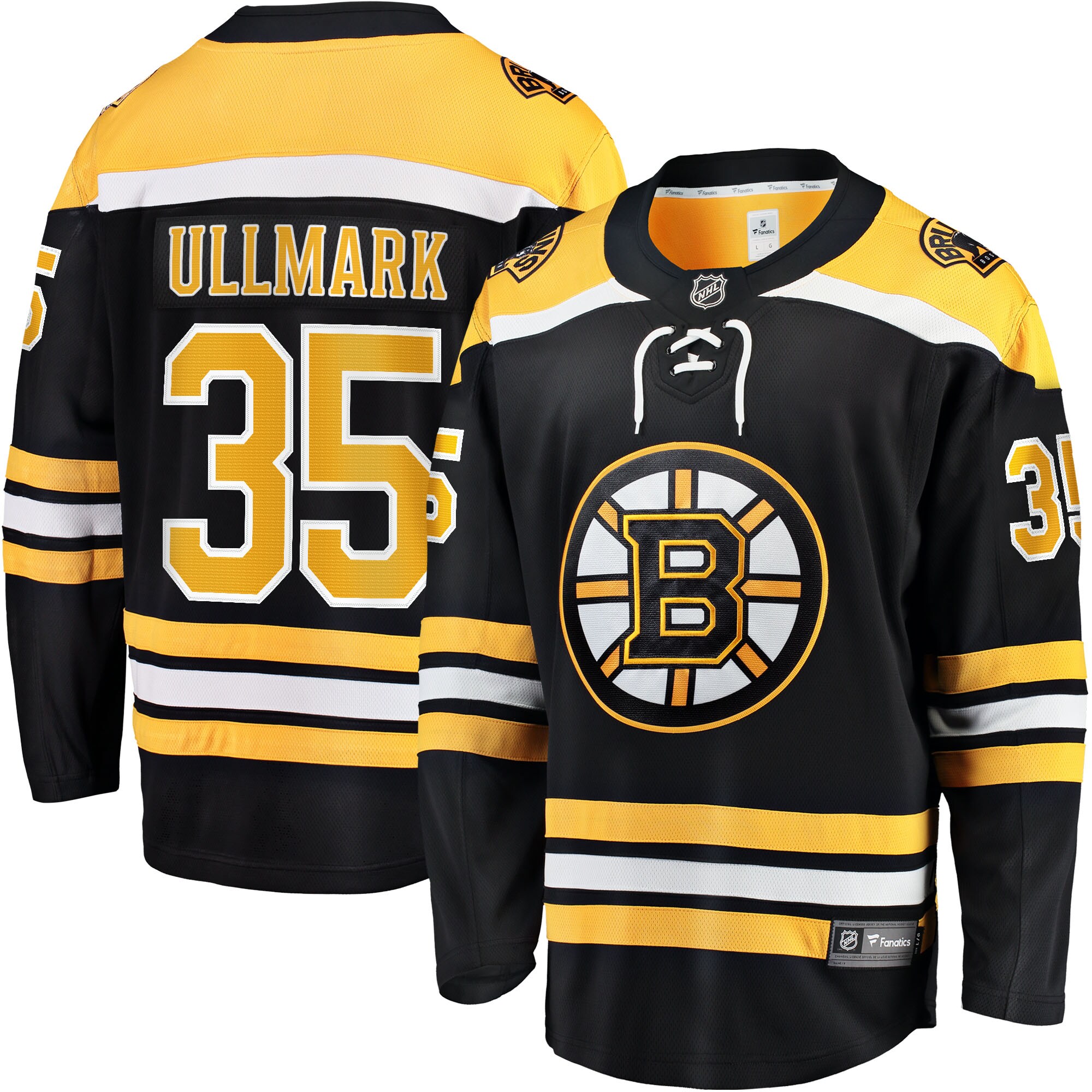 Linus Ullmark Boston Bruins Fanatics Home Breakaway Player Jersey - Black