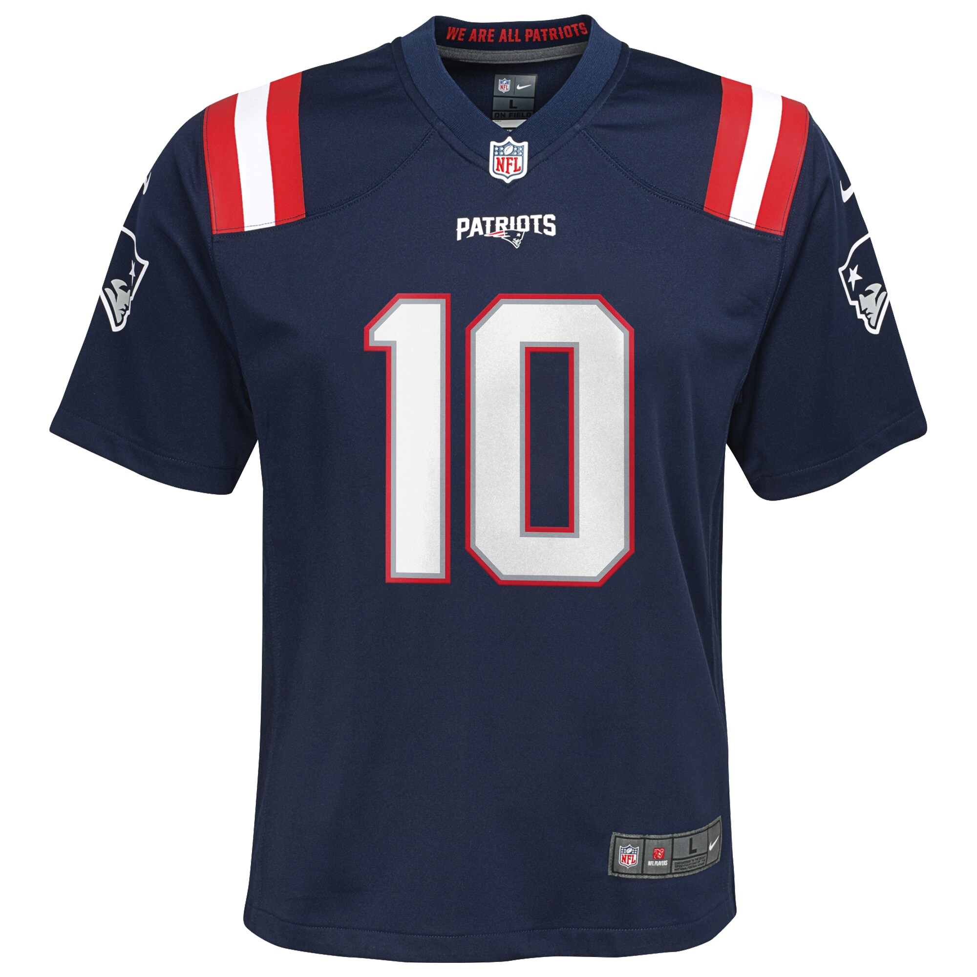 Drake Maye New England Patriots  Youth 2024 NFL Draft First Round Pick Player Game Jersey - Navy