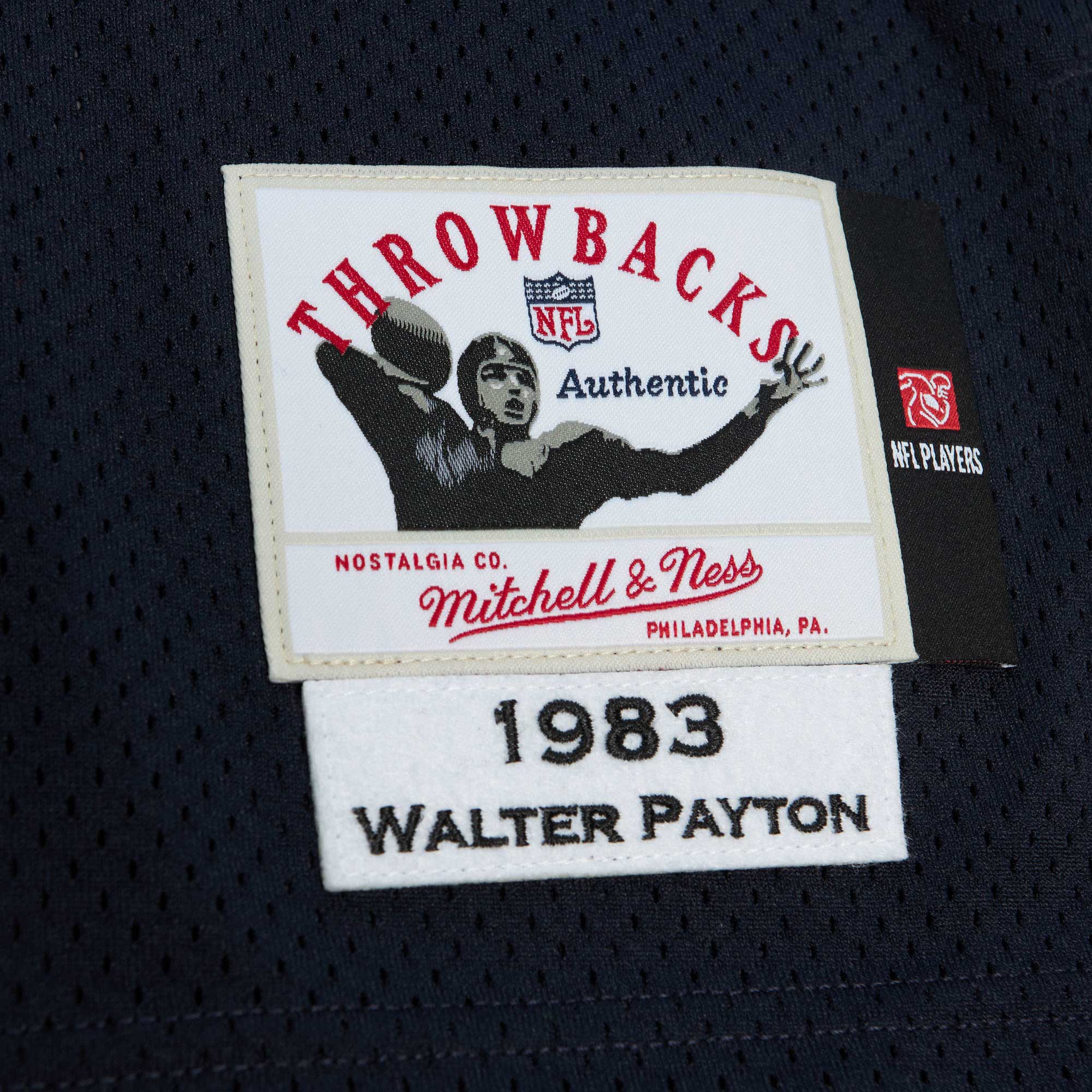 Walter Payton Chicago Bears 1983 Mitchell & Ness Authentic Throwback Retired Player Jersey - Navy