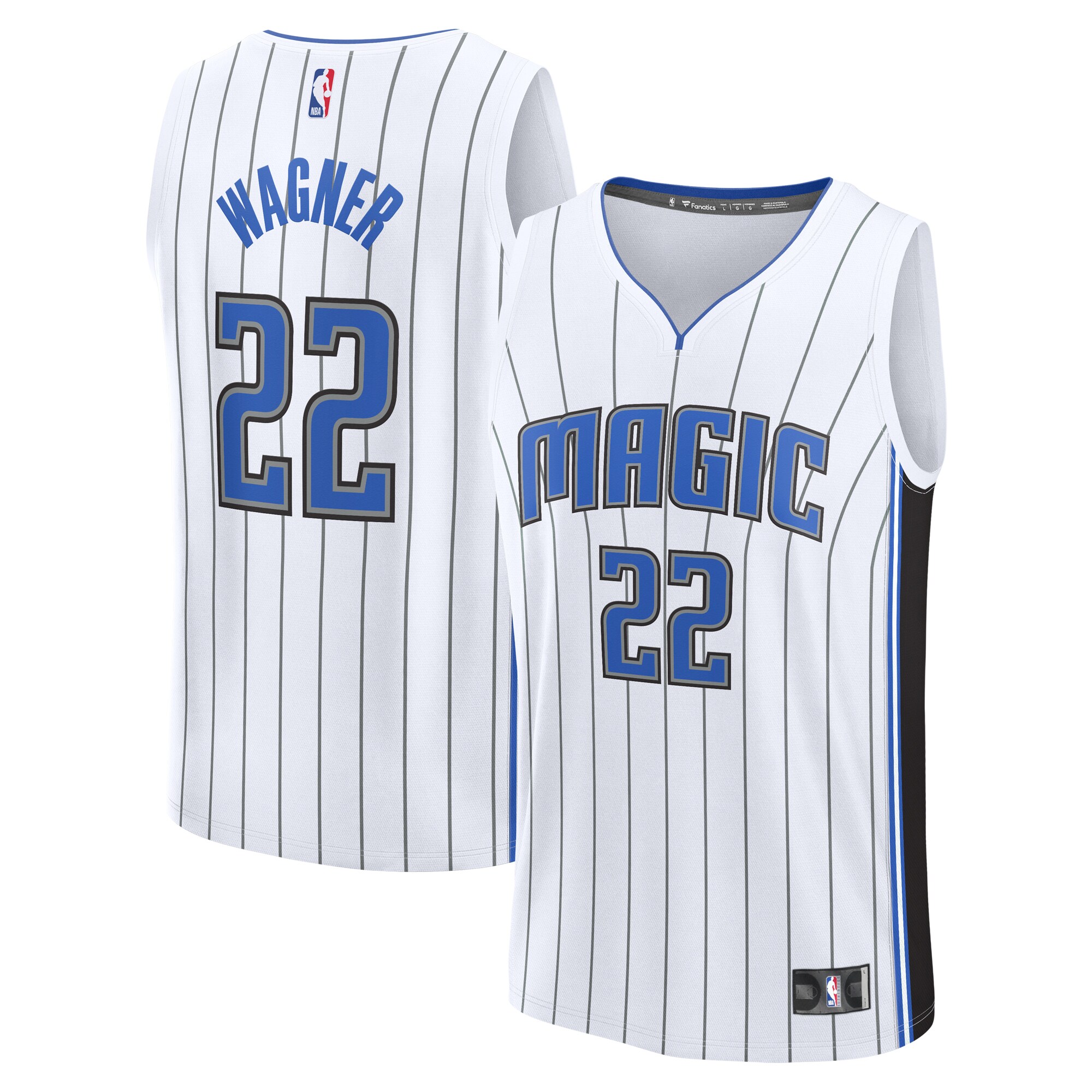 Franz Wagner Orlando Magic Fanatics Fast Break Replica Player Jersey - Association Edition - White
