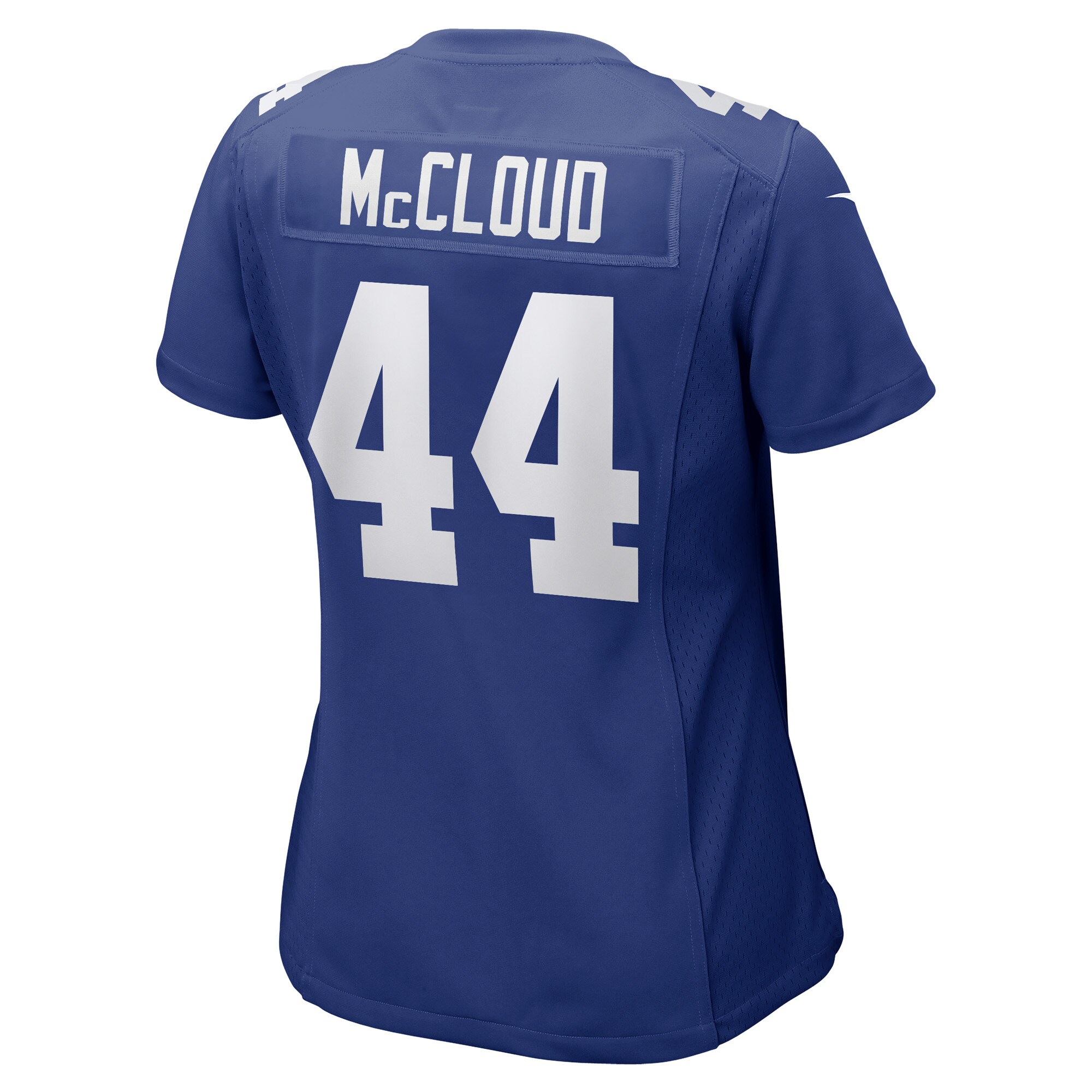 Nick McCloud New York Giants  Women's Game Player Jersey - Royal