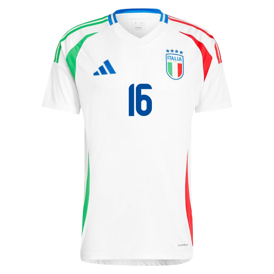Bryan Cristante 16 Italy National Team 2024/25 Away Men Jersey - White