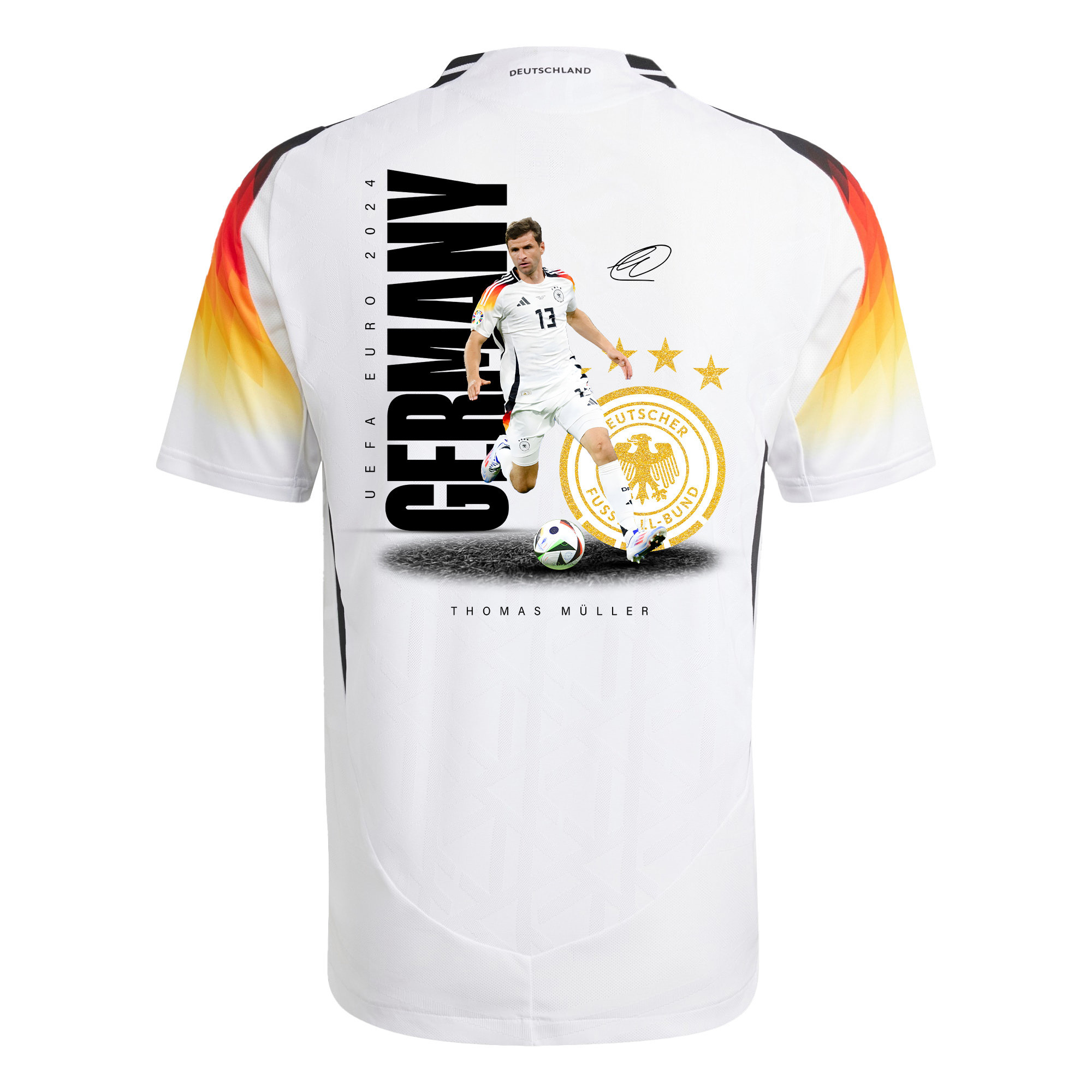 Thomas Müller 13 Signed Game-changer Germany National Team 2024 Home Men Jersey - Purple