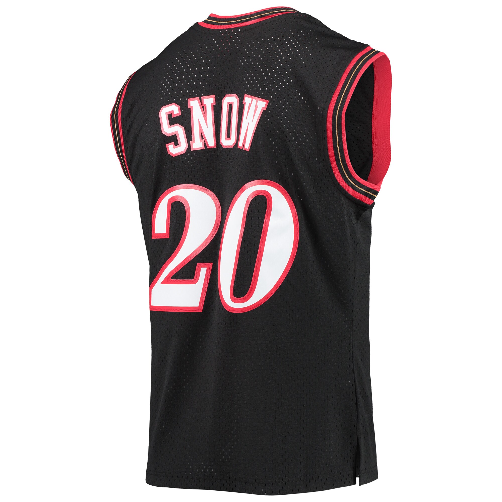 Eric Snow Philadelphia 76ers Mitchell & Ness 2000\/01 Hardwood Classics Swingman Jersey - Black