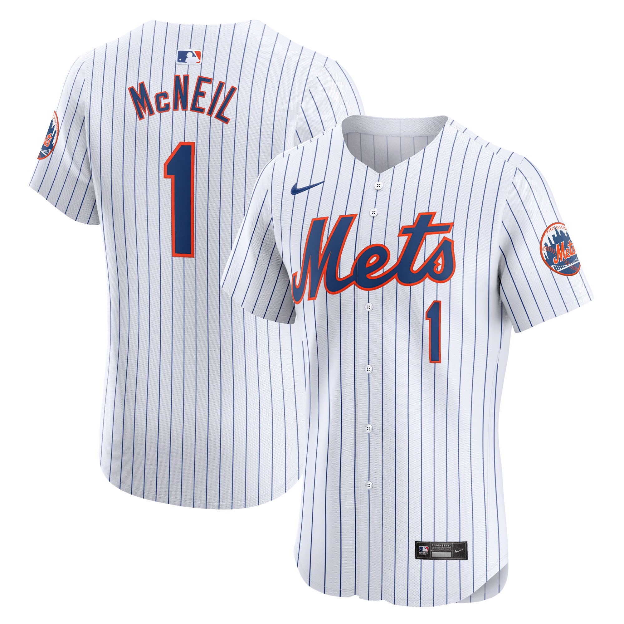 Jeff McNeil New York Mets  Home Elite Player Jersey - White