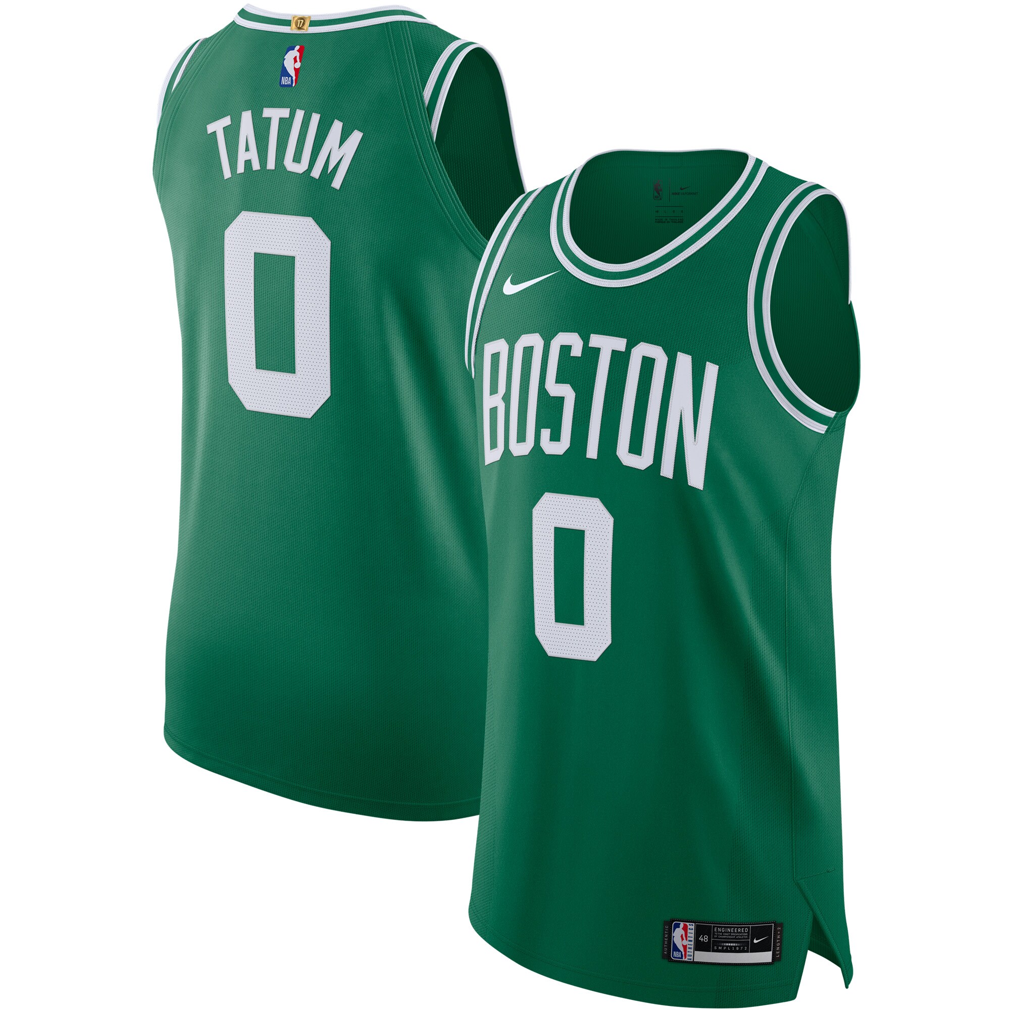 Jayson Tatum Boston Celtics  Authentic Jersey - Icon Edition - Kelly Green
