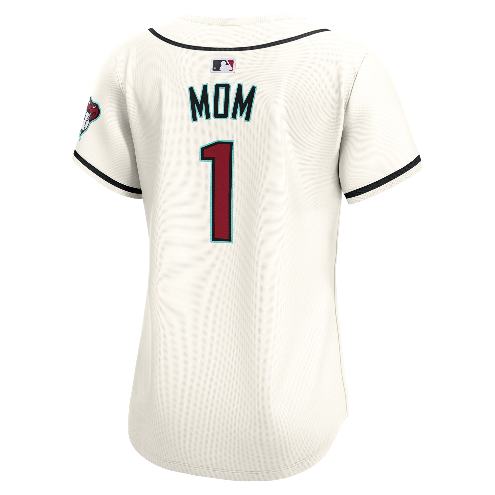 Arizona Diamondbacks  Women's #1 Mom Home Limited Jersey - White