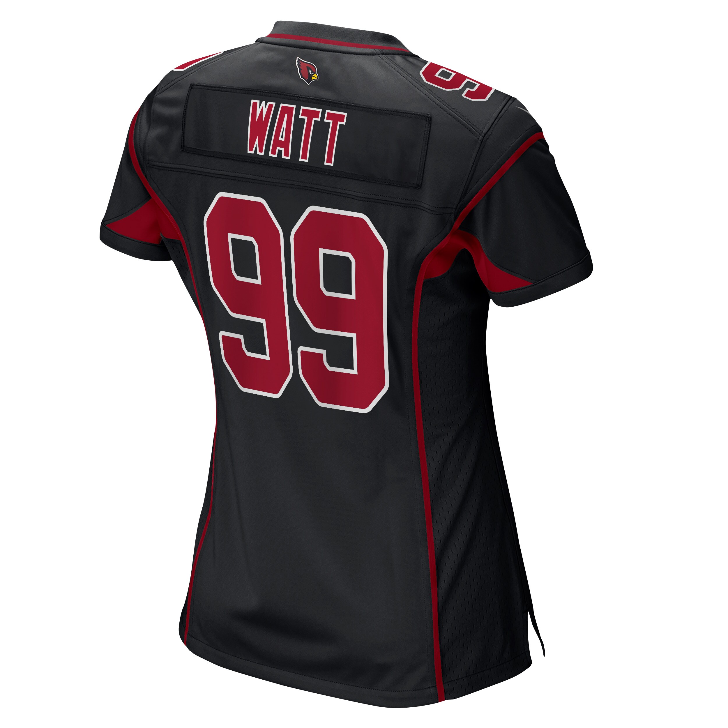 J.J. Watt Arizona Cardinals  Women's 2nd Alternate Game Jersey - Black