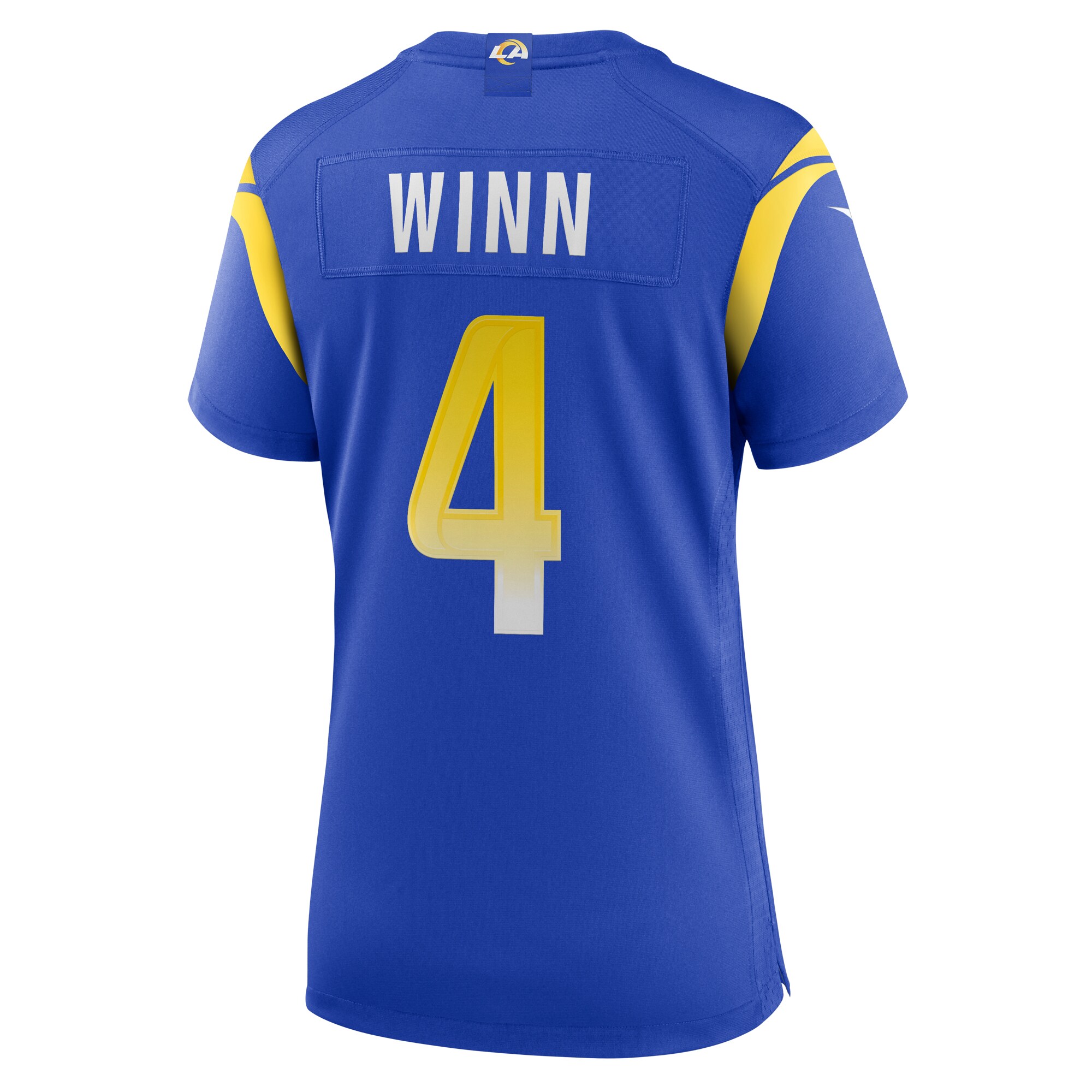 Dresser Winn Los Angeles Rams  Women's Team Game Jersey -  Royal
