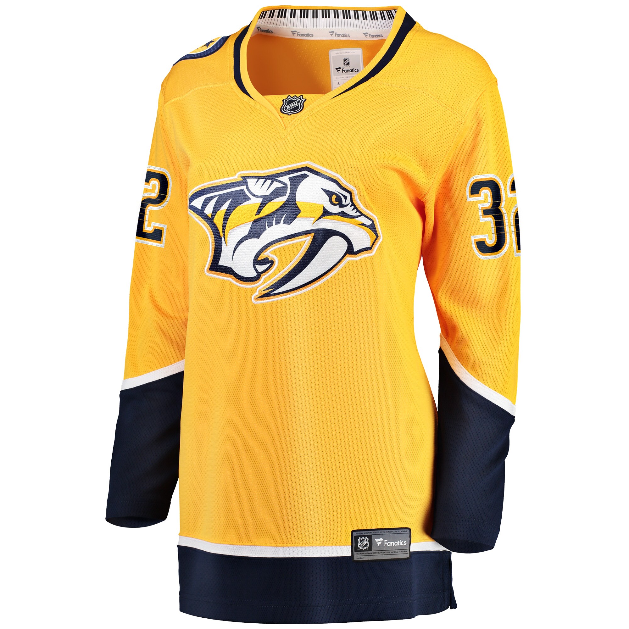 Kevin Lankinen Nashville Predators Fanatics Women's Home Breakaway Player Jersey - Gold