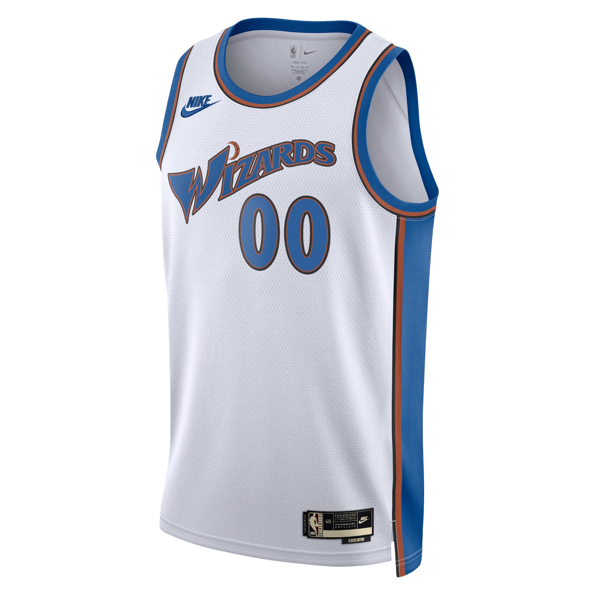 Washington Wizards  Unisex 2022\/23 Custom Swingman Jersey - Classic Edition - White