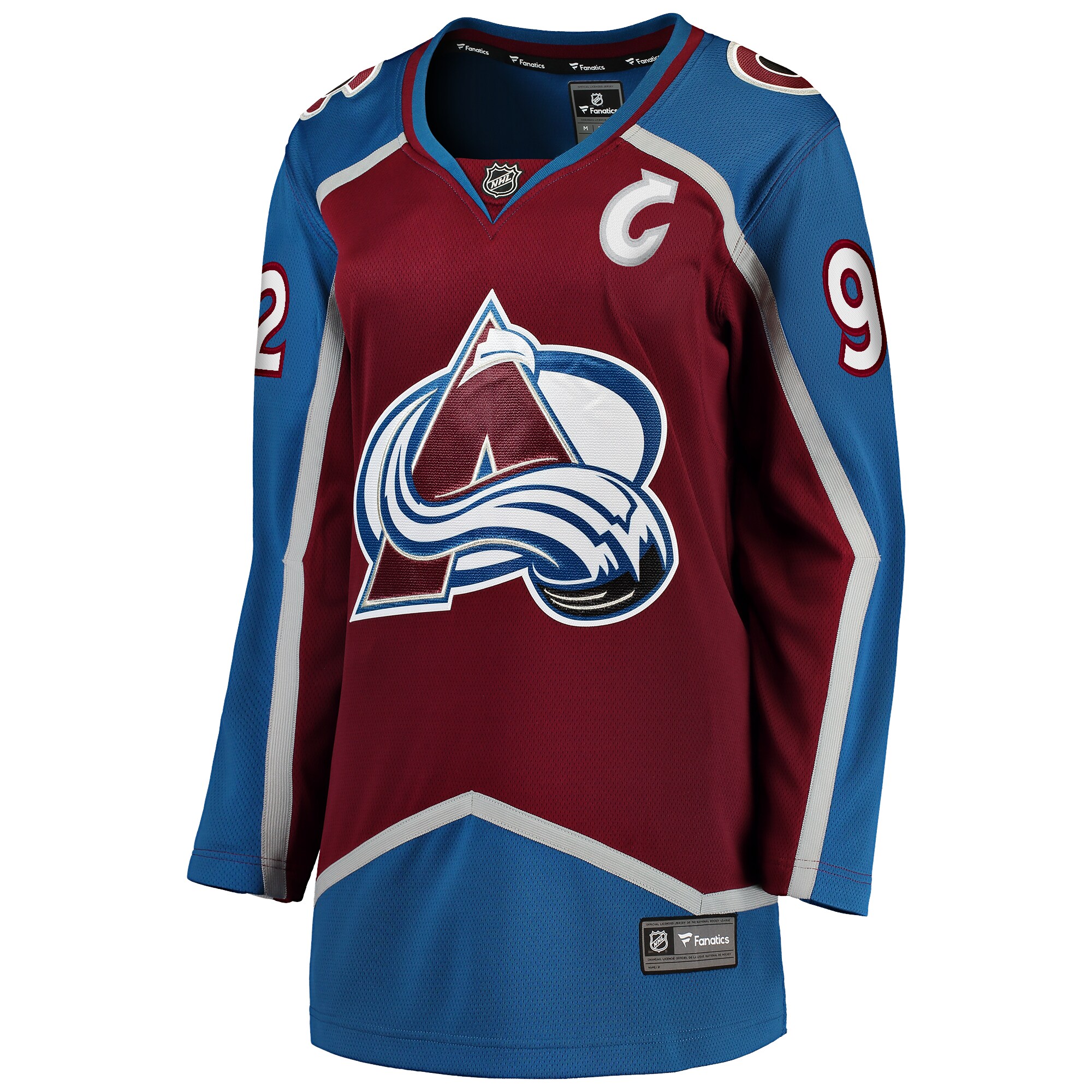 Gabriel Landeskog Colorado Avalanche Fanatics Women's Captain Patch Home Breakaway Player Jersey - Burgundy