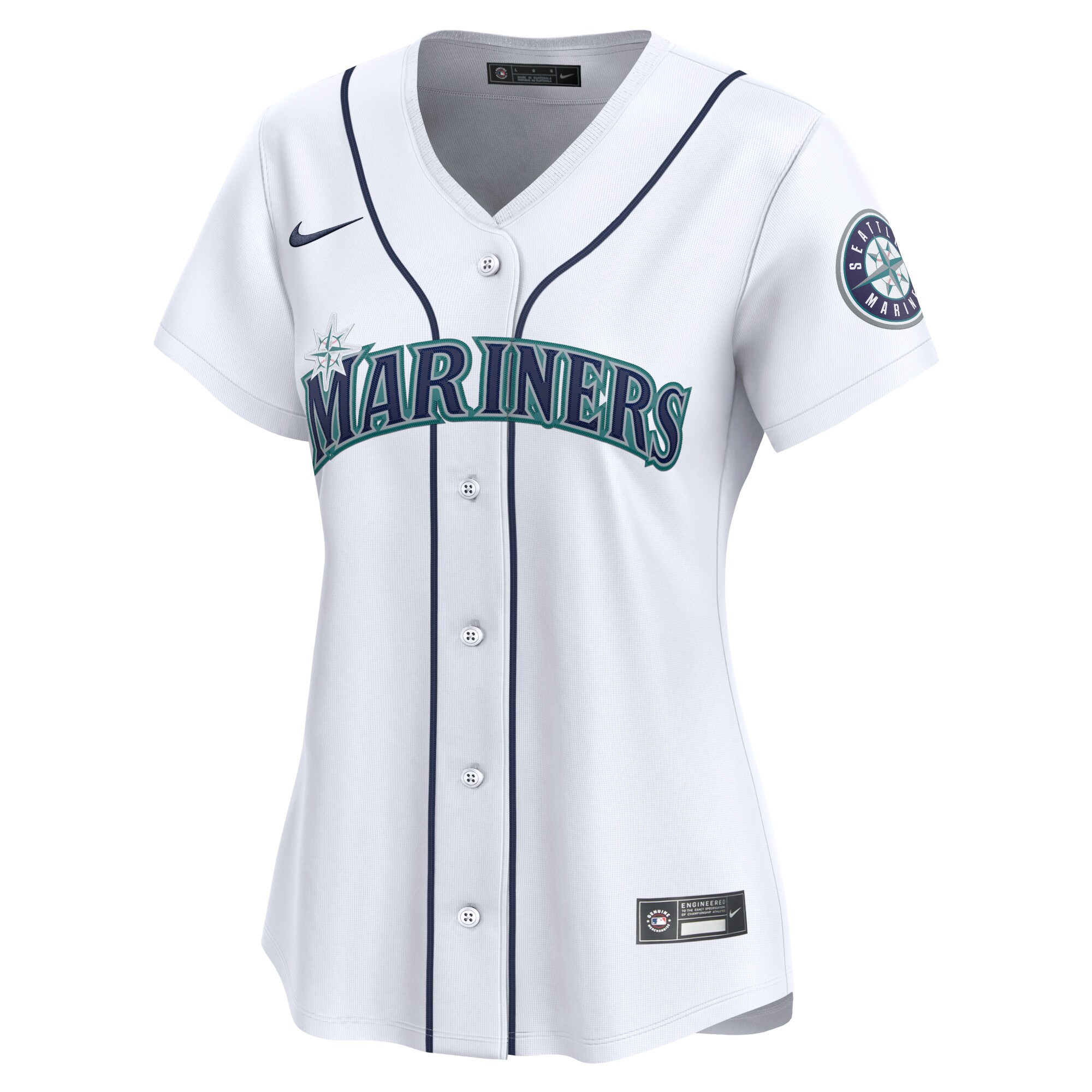 Julio Rodr\u00c3\u00adguez Seattle Mariners  Women's Home Limited Player Jersey - White