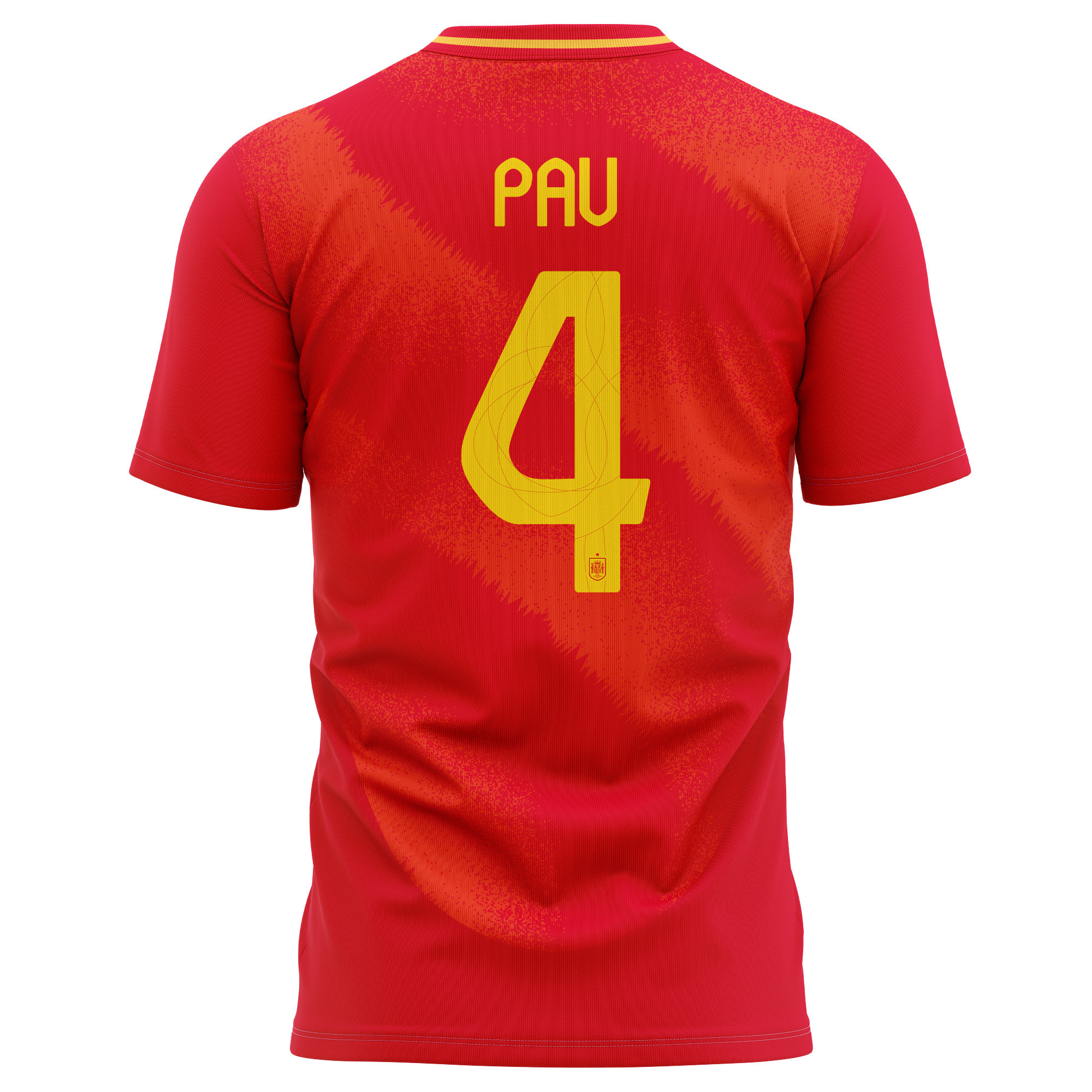 Pau Torres 4 Spain National Team 2024 Home Kits AOP T-shirt - Red