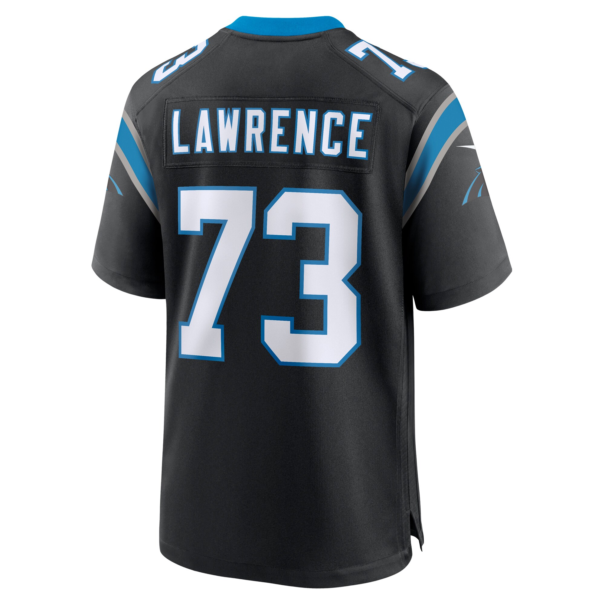 Rashard Lawrence Carolina Panthers   Game Jersey -  Black