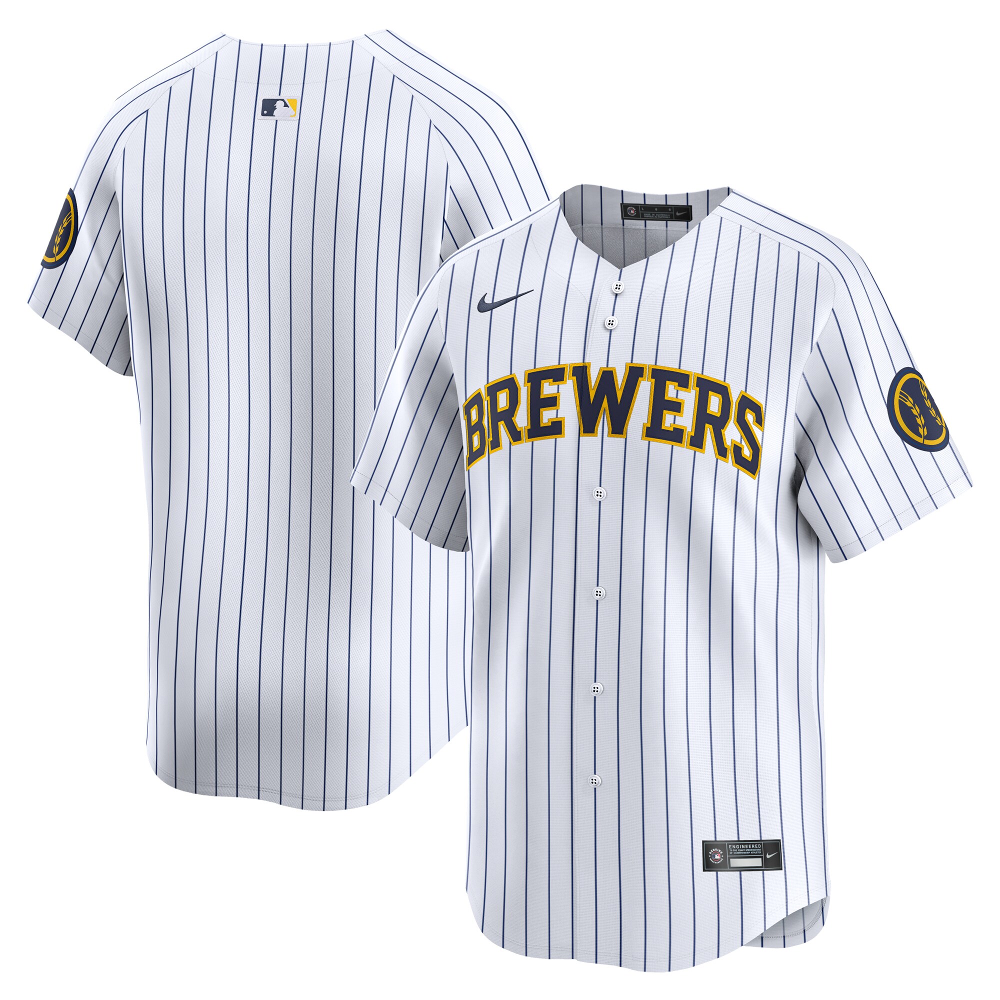 Milwaukee Brewers   Alternate Limited Jersey\u00c2\u00a0\u00e2\u20ac\u201c White
