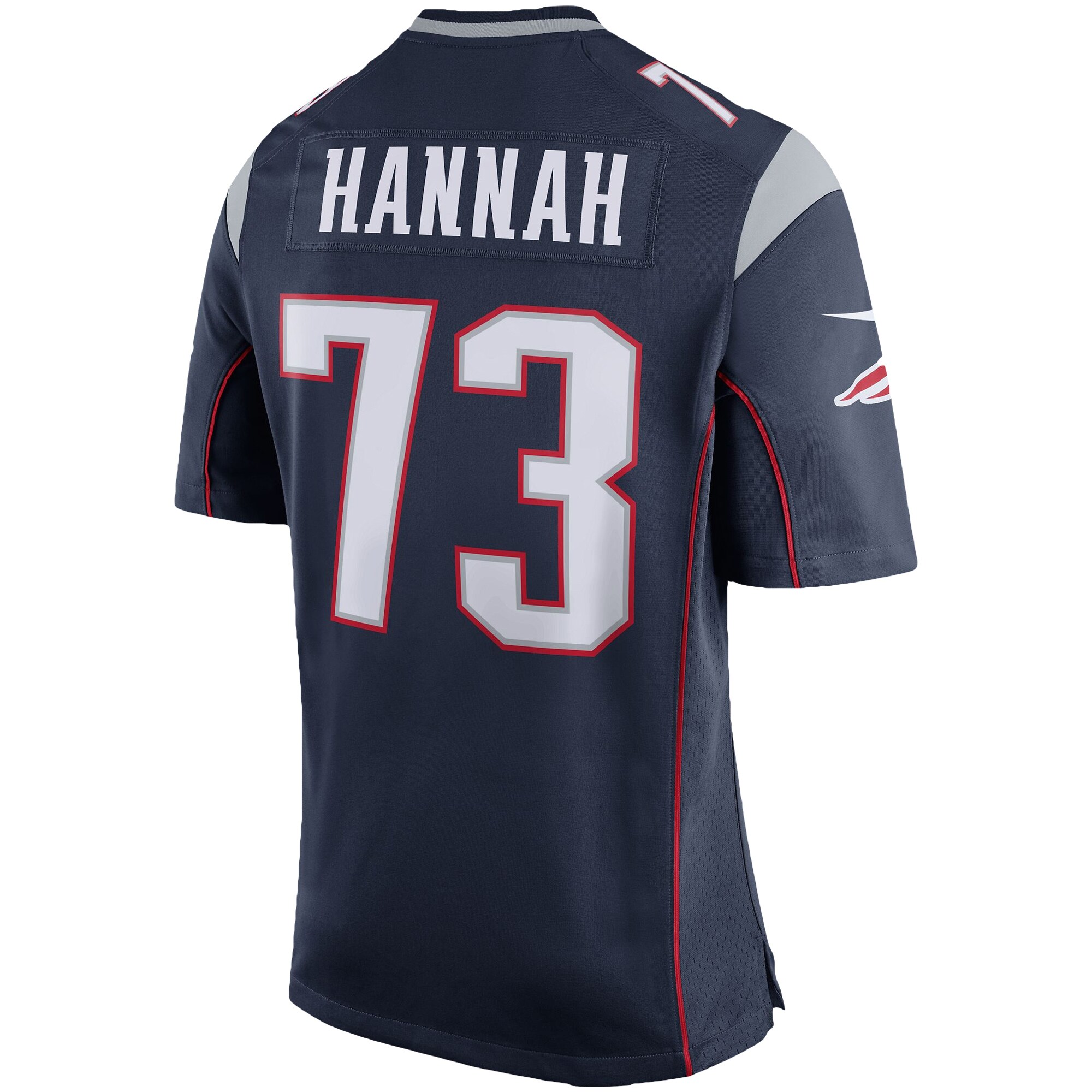 John Hannah New England Patriots  Retired Player Game Jersey - Navy Blue