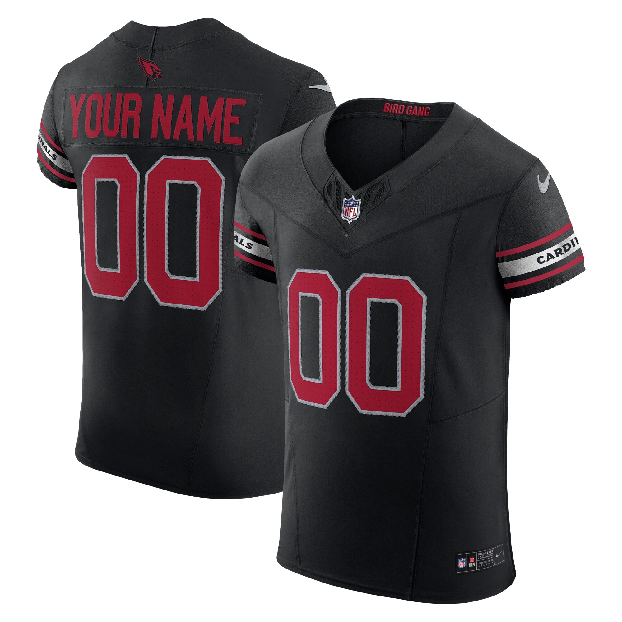 Arizona Cardinals   Vapor F.U.S.E. Elite Custom Jersey - Black