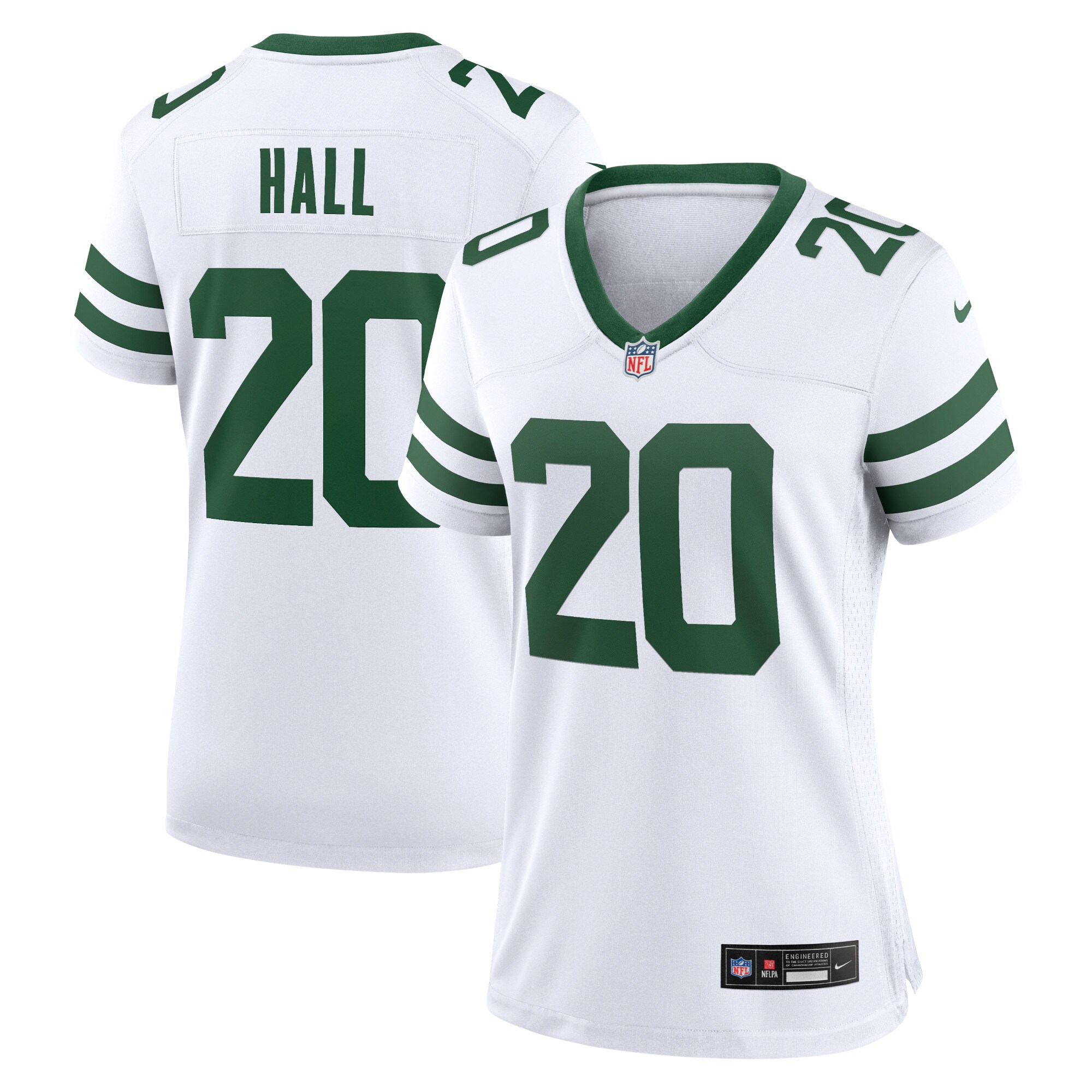 Breece Hall New York Jets  Women's Game Jersey - Legacy White
