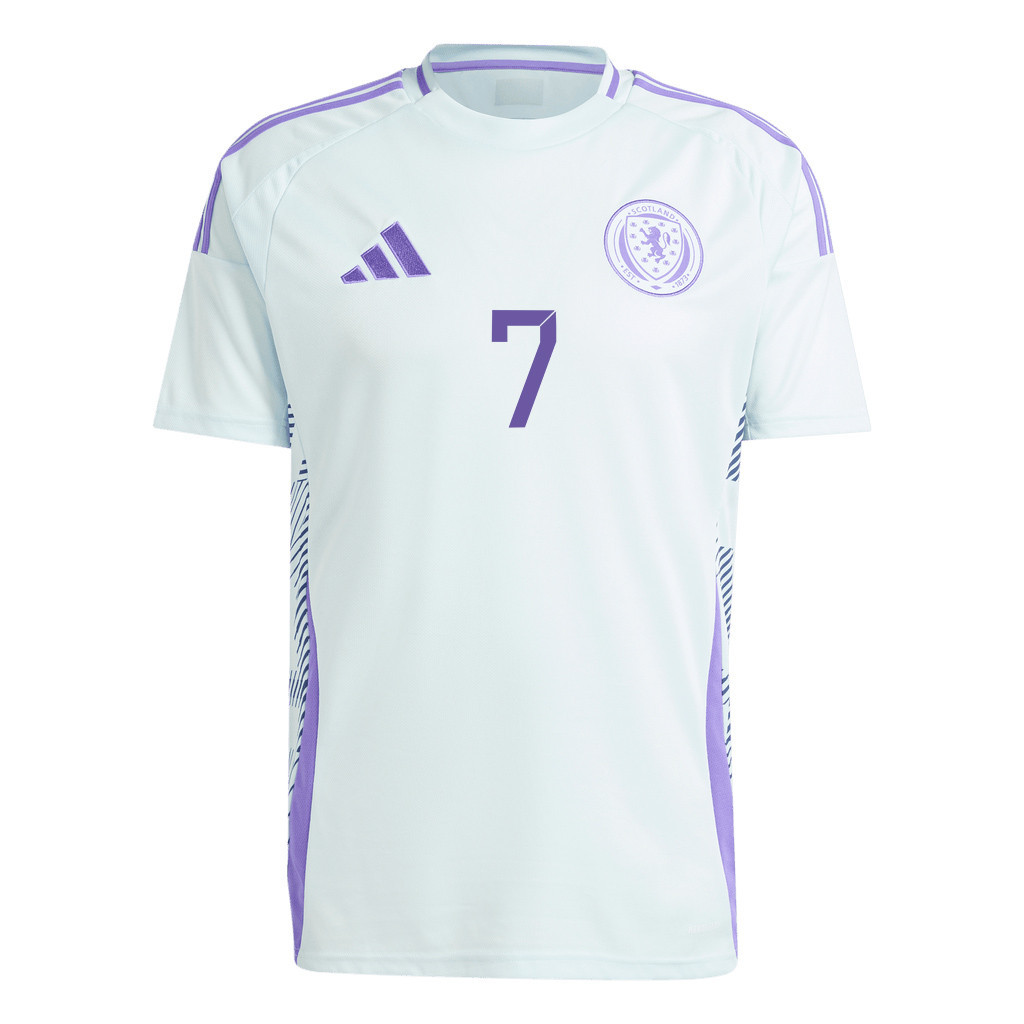 John McGinn 7 Scotland National Team 2024 Away Men Jersey - White