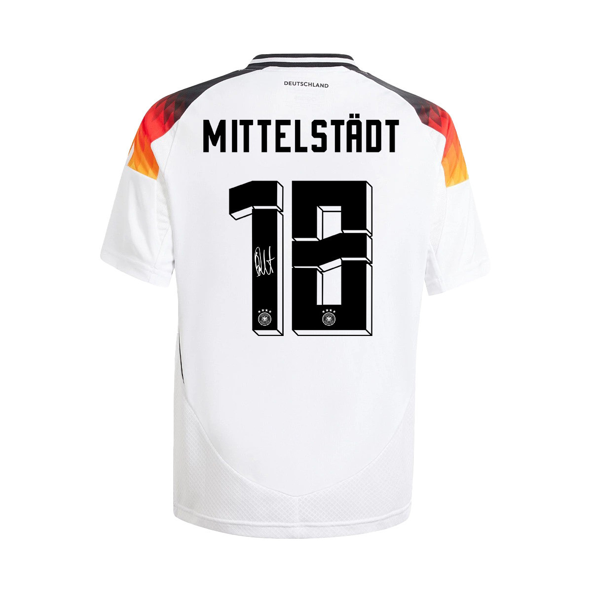 Maximilian Mittelstädt 18 Signed Germany National Team 2024/25 YOUTH Jersey Autographed - Home