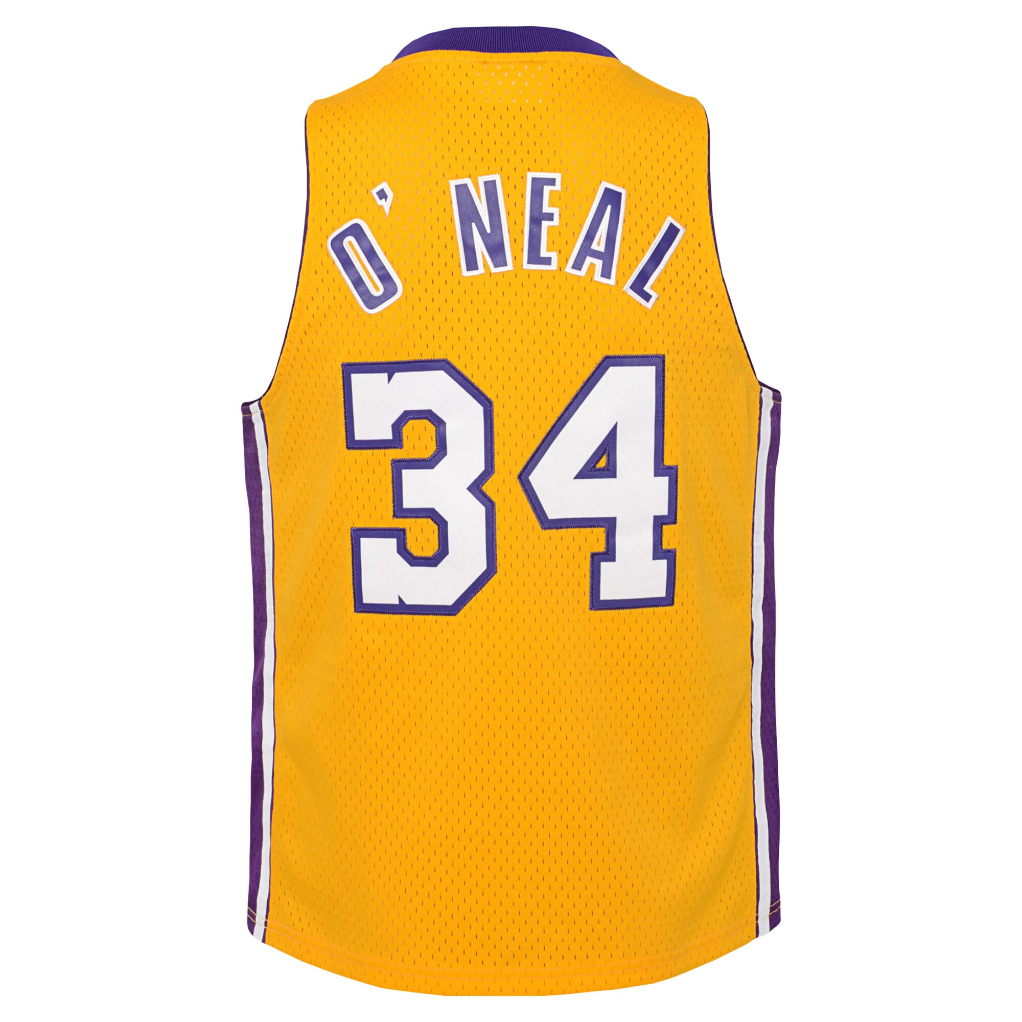Shaquille O'Neal Los Angeles Lakers Mitchell & Ness Youth 1999\/00 Hardwood Classics Swingman Jersey - Gold